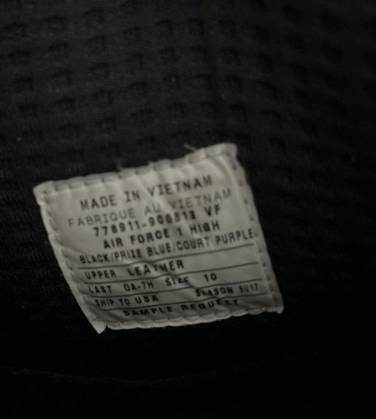 Nike × Vlone Nike x Vlone Air Force 1 High sample Size US 10 / EU 43 - 9 Thumbnail
