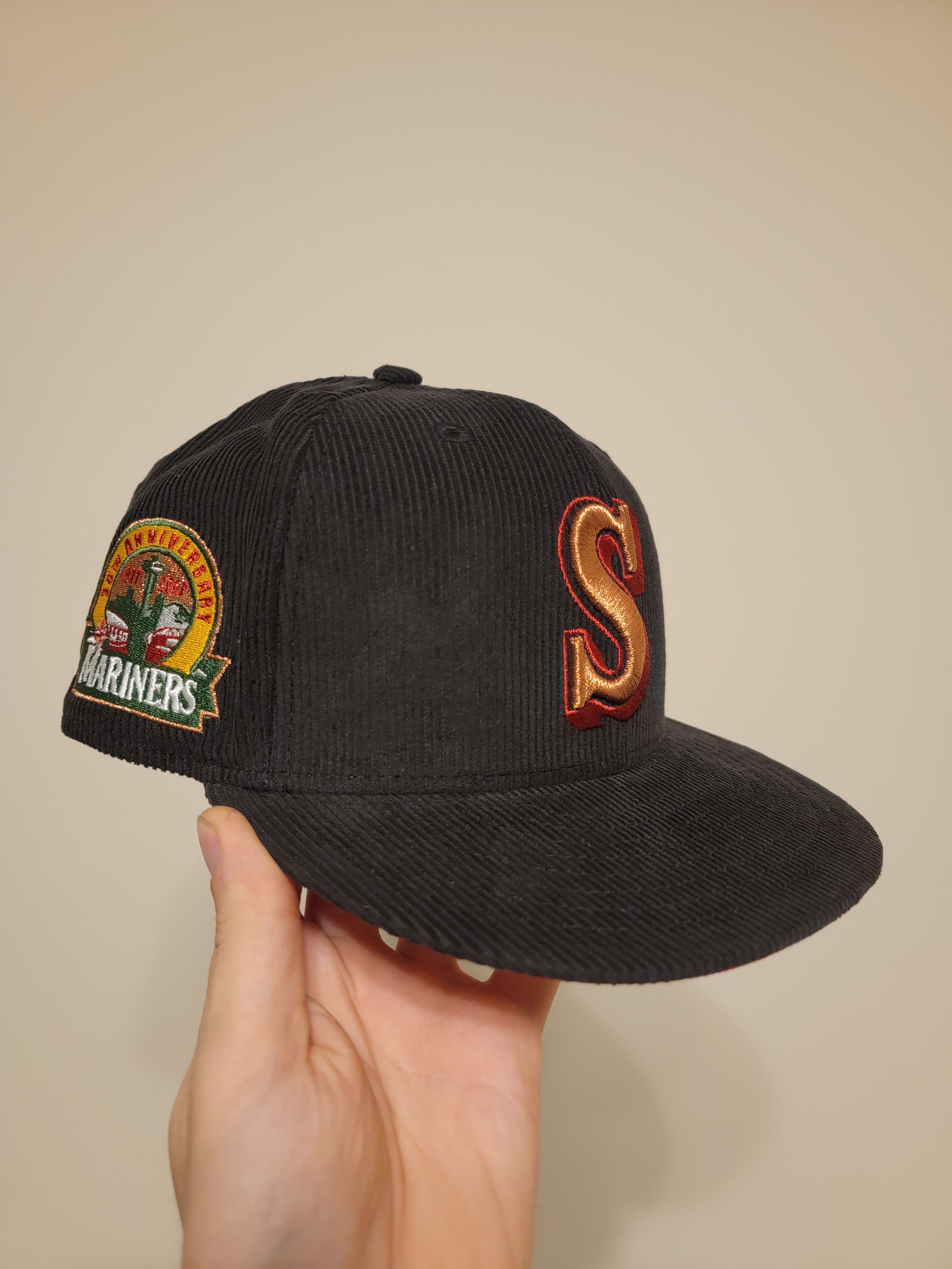 7 1/8 New Era Exclusive Cord Seattle Mariners 59fifty hat