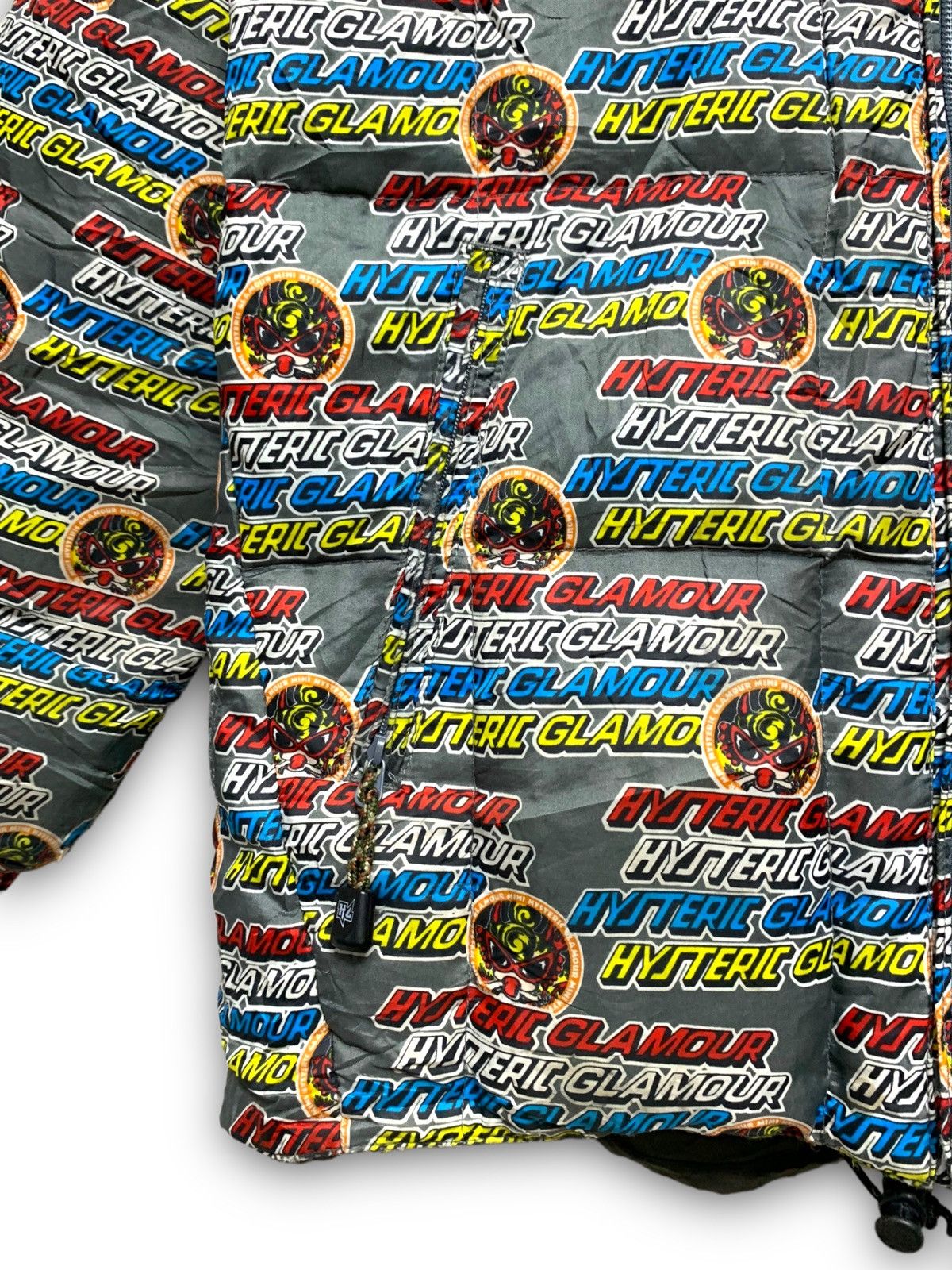 HYSTERIC GLAMOUR FULL PRINT REVESIBLE JACKET BOMBER