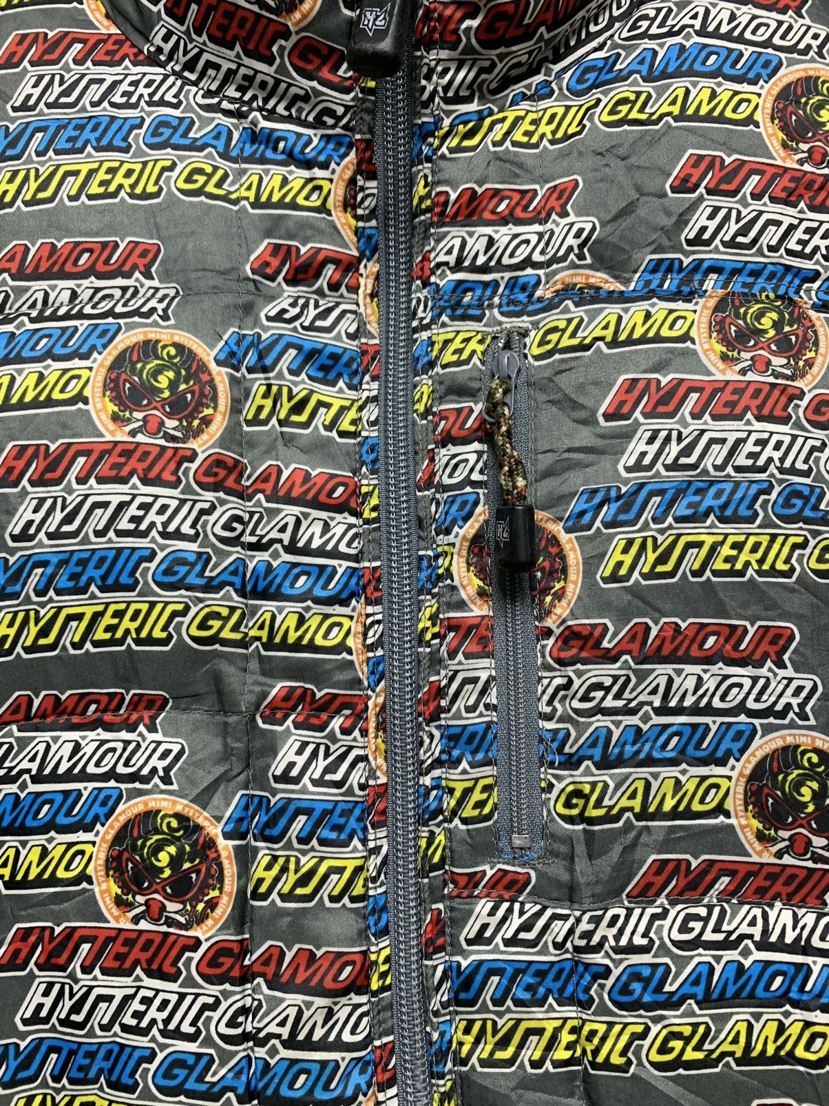 HYSTERIC GLAMOUR FULL PRINT REVESIBLE JACKET BOMBER