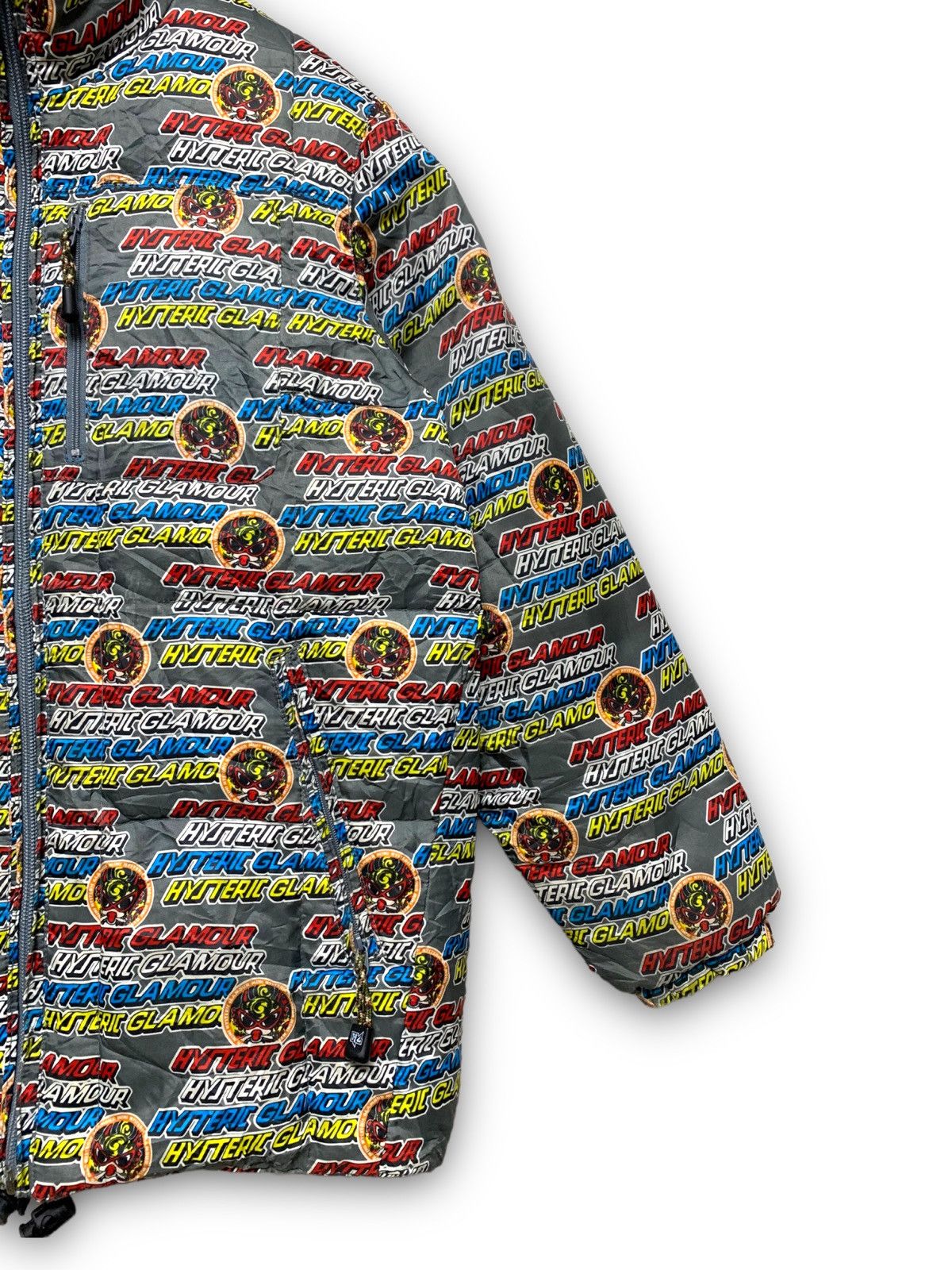 HYSTERIC GLAMOUR FULL PRINT REVESIBLE JACKET BOMBER