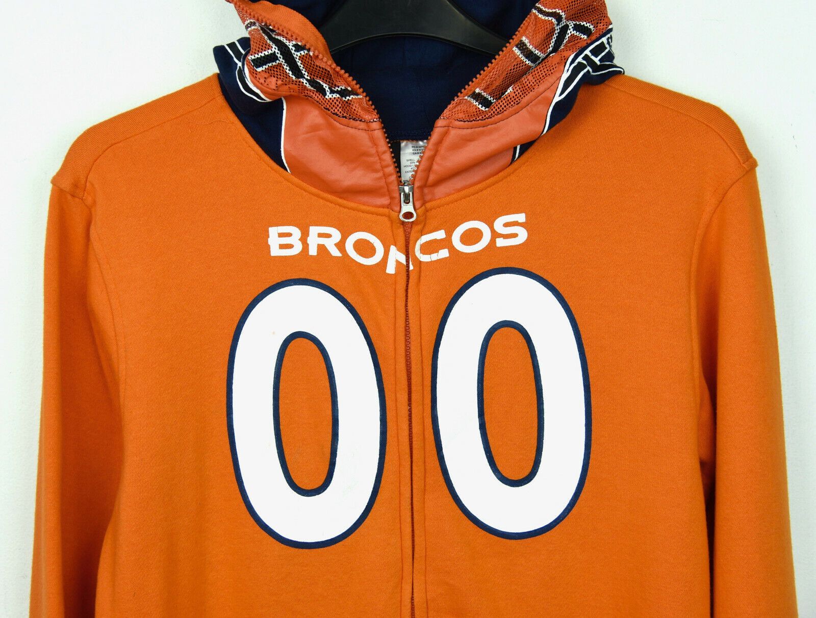 NFL Denver Broncos Youth XL Boys Hoodie Jumper Sweatshirt Jacket Size US XXS / EU 40 - 2 Thumbnail