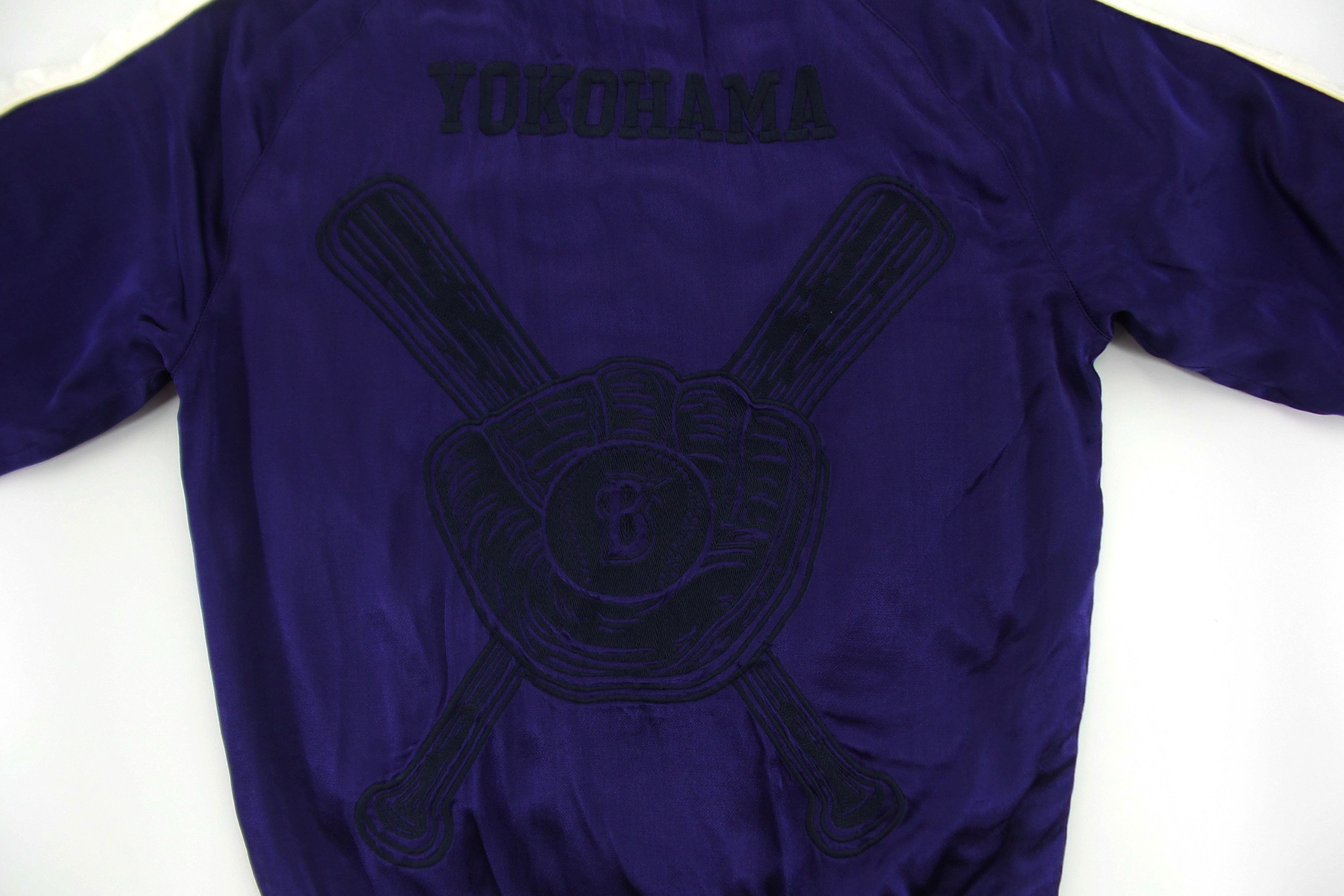 Japanese Brand × MLB Yokohama Baystars Japan Baseball SUKAJAN Jackets Size US M / EU 48-50 / 2 - 9 Thumbnail