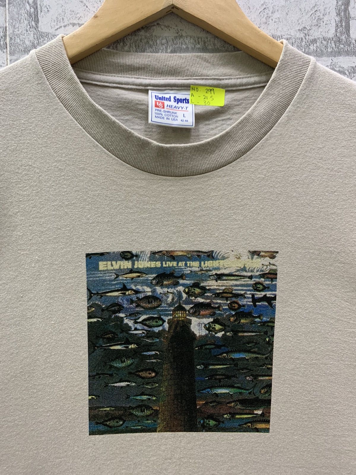 Band Tees Vintage Elvin Jones Live At The Lighthouse T-shirts Size US L / EU 52-54 / 3 - 9 Thumbnail