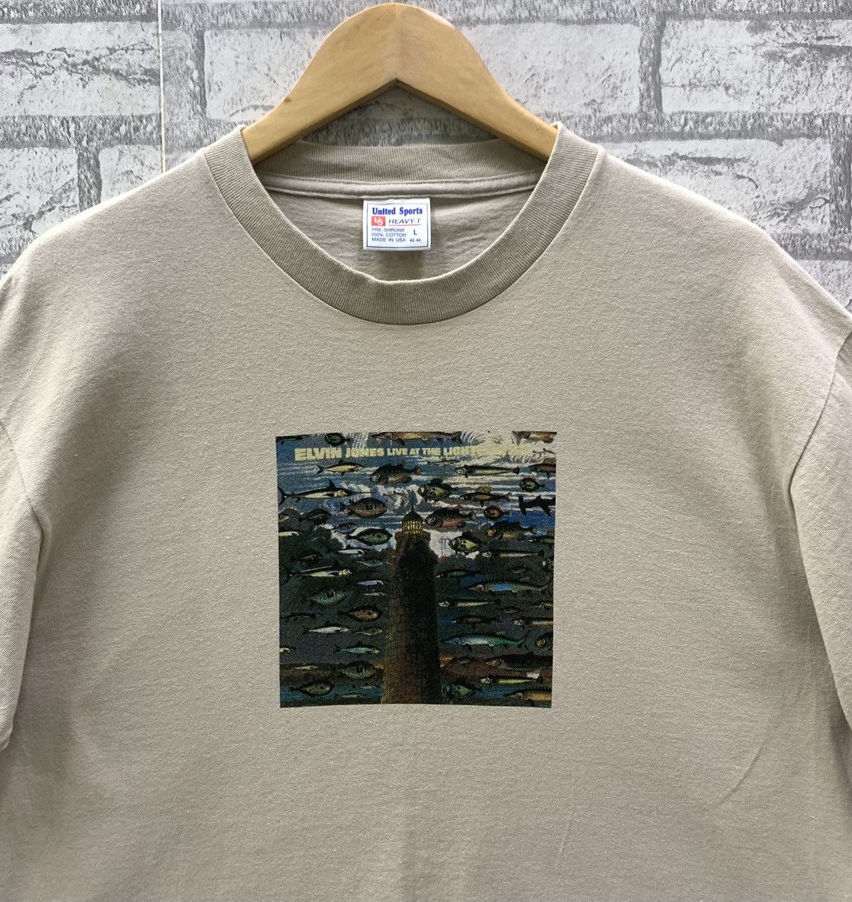 Band Tees Vintage Elvin Jones Live At The Lighthouse T-shirts Size US L / EU 52-54 / 3 - 3 Thumbnail