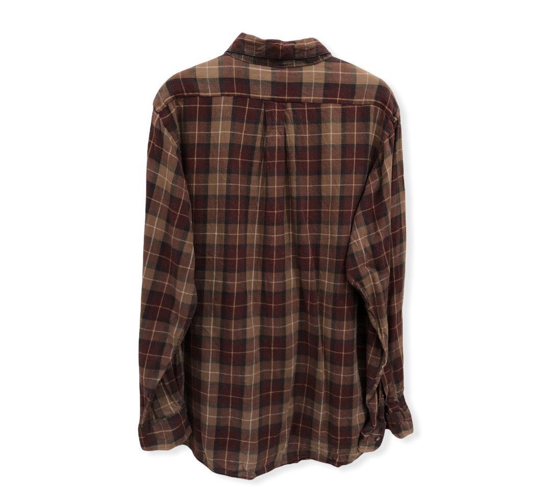 Vintage Vintage New York Sportswear Plaid tartan Flannel Shirt 👕 Size US L / EU 52-54 / 3 - 2 Thumbnail