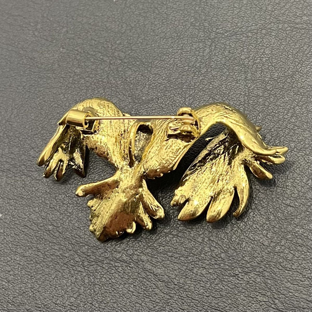 Jewelry Flying Eagle Vintage Style Gold Pin Brooch Size ONE SIZE - 2 Thumbnail