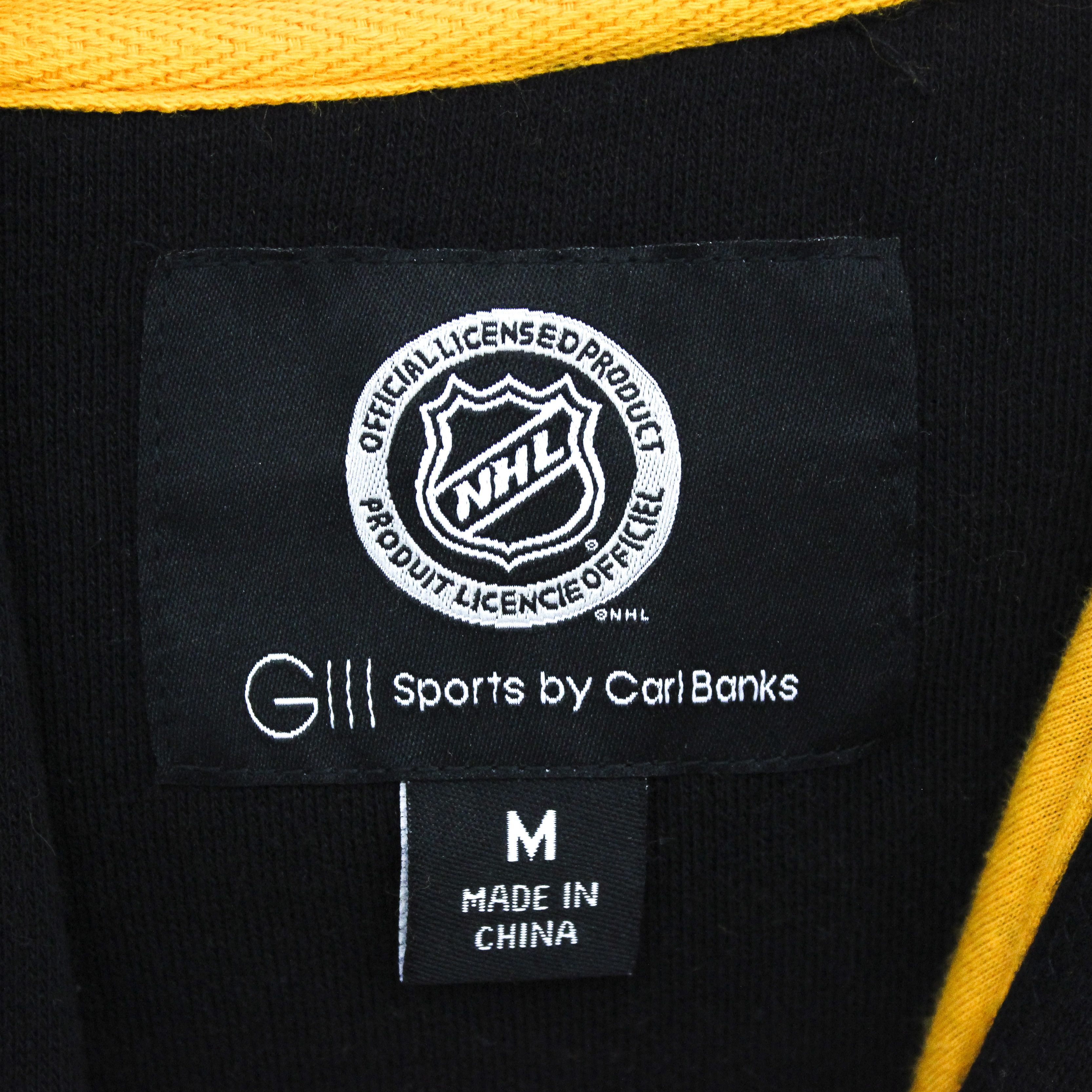 NHL C26 Boston Bruins GIII hood Men M jumper jacket pullover top Size US M / EU 48-50 / 2 - 4 Thumbnail