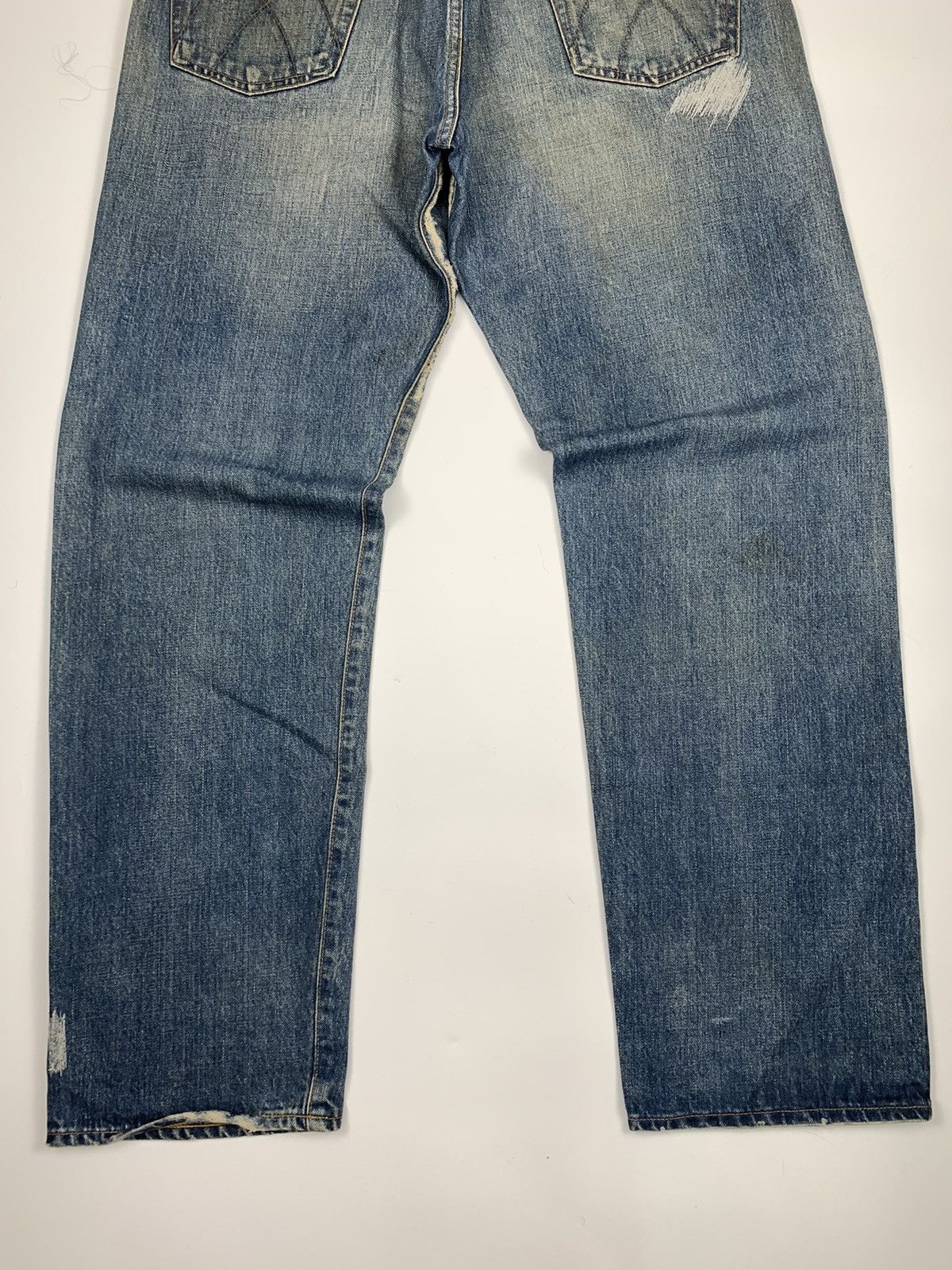 Japanese Brand Sifury Distressed Denim Blue Jeans Size US 36 / EU 52 - 14 Thumbnail