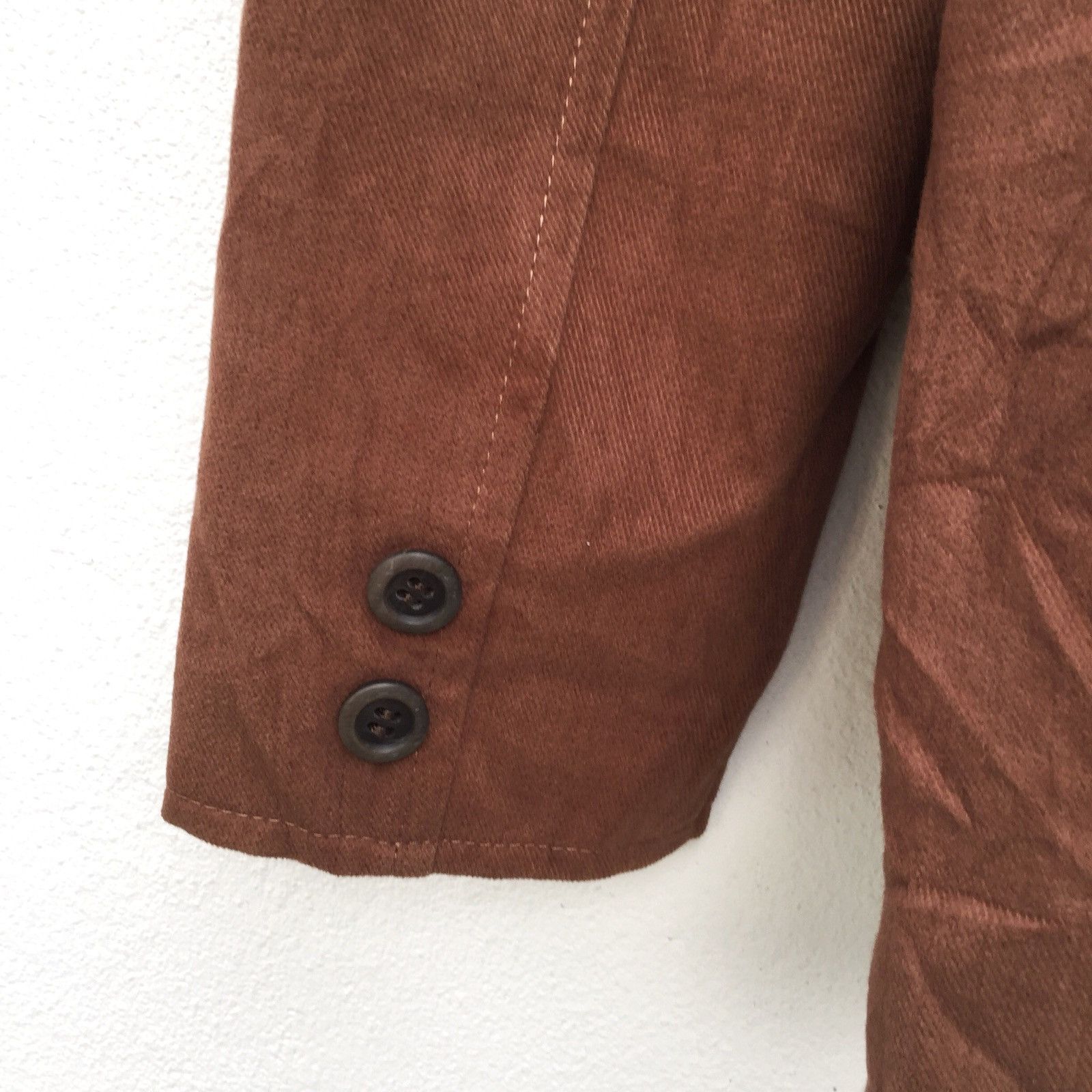 Moschino 1980s Brown Button Blazer Size US S / EU 44-46 / 1 - 5 Thumbnail