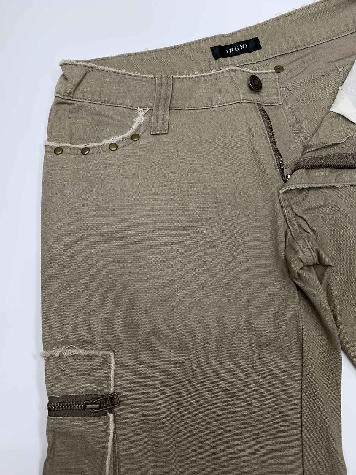 Designer × Japanese Brand Ingni inside out stitching bootcut Multipocket Cargo Trouser Size US 28 / EU 44 - 5 Thumbnail