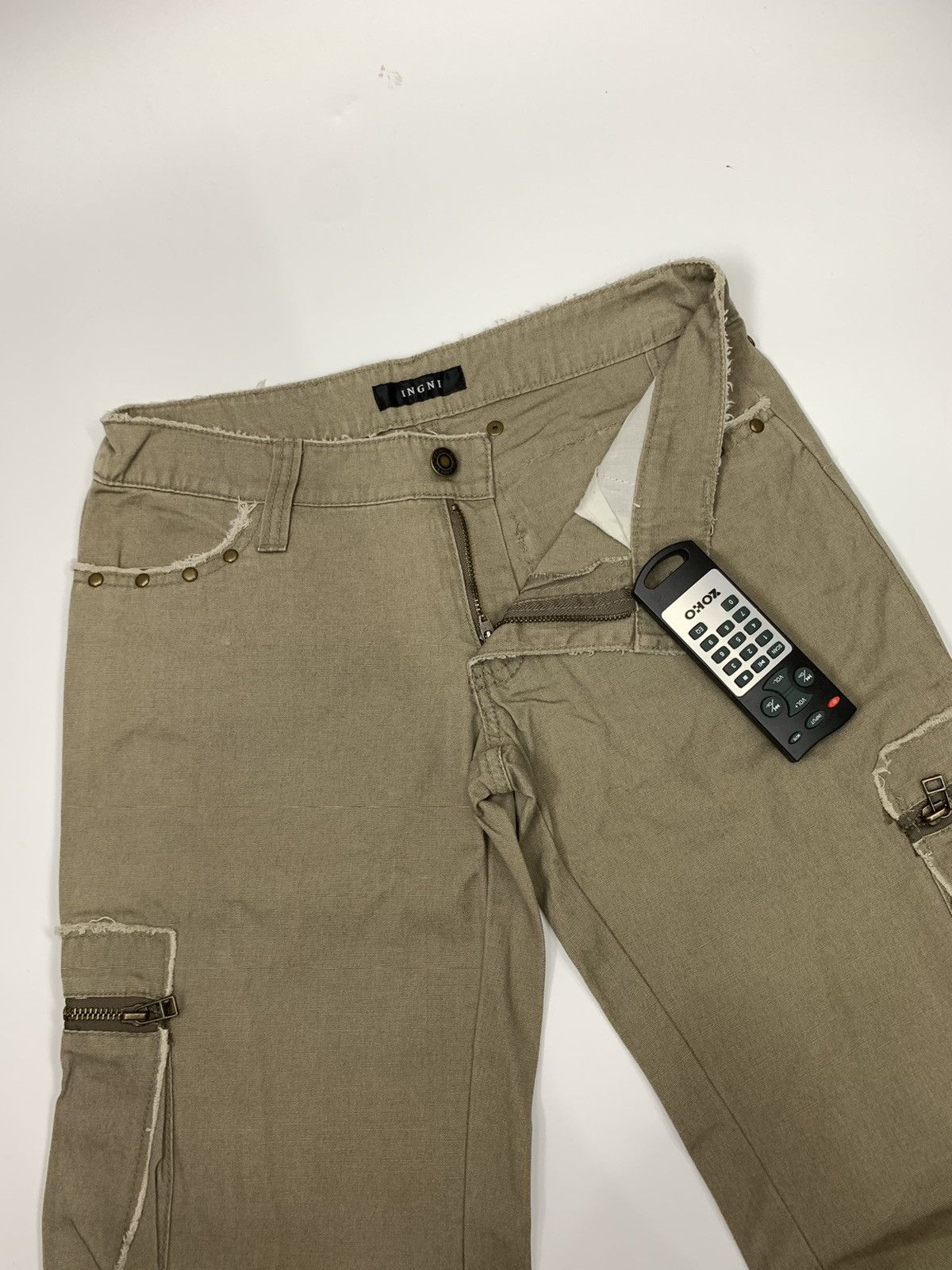 Designer × Japanese Brand Ingni inside out stitching bootcut Multipocket Cargo Trouser Size US 28 / EU 44 - 4 Thumbnail