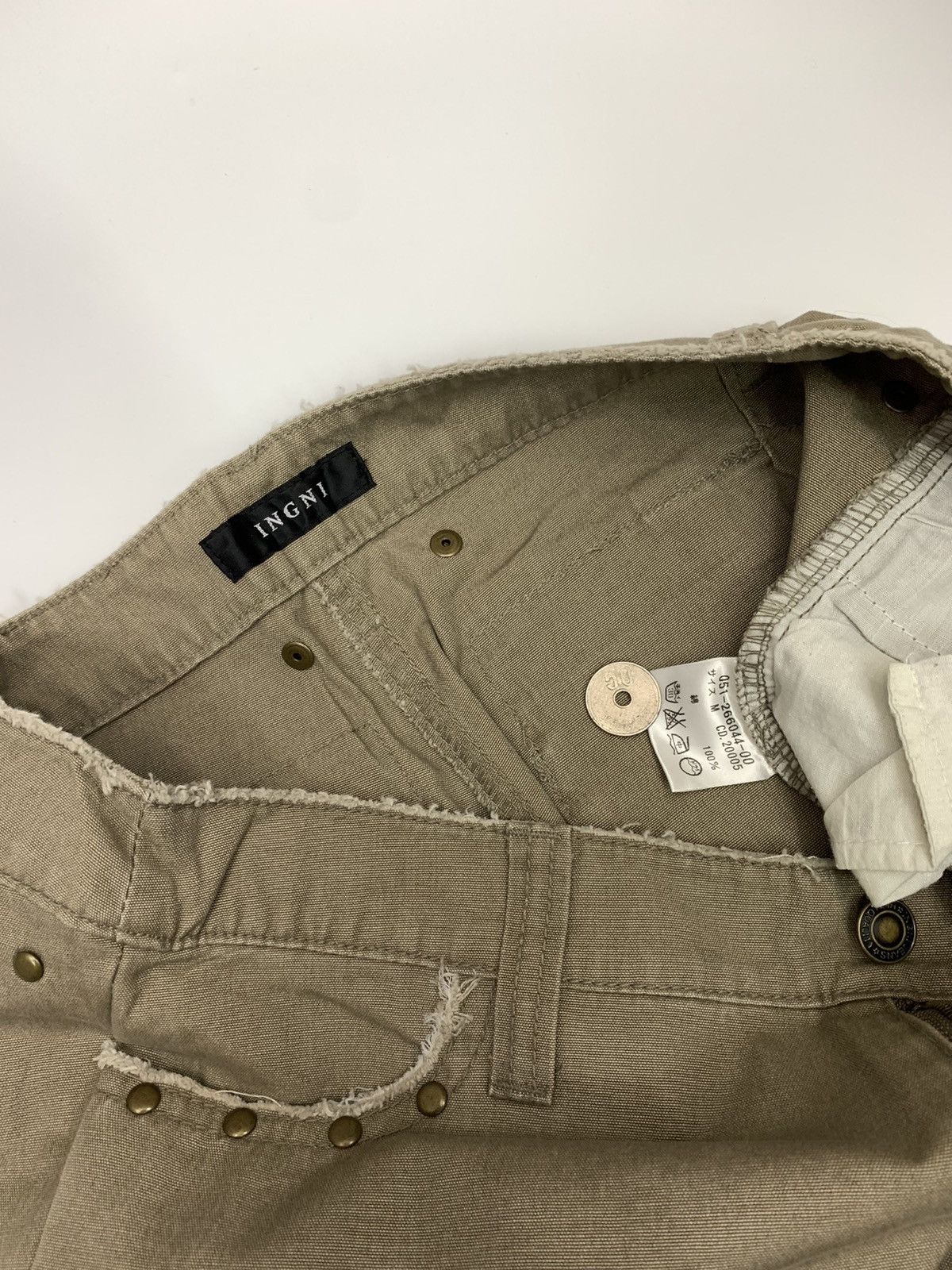 Designer × Japanese Brand Ingni inside out stitching bootcut Multipocket Cargo Trouser Size US 28 / EU 44 - 6 Thumbnail