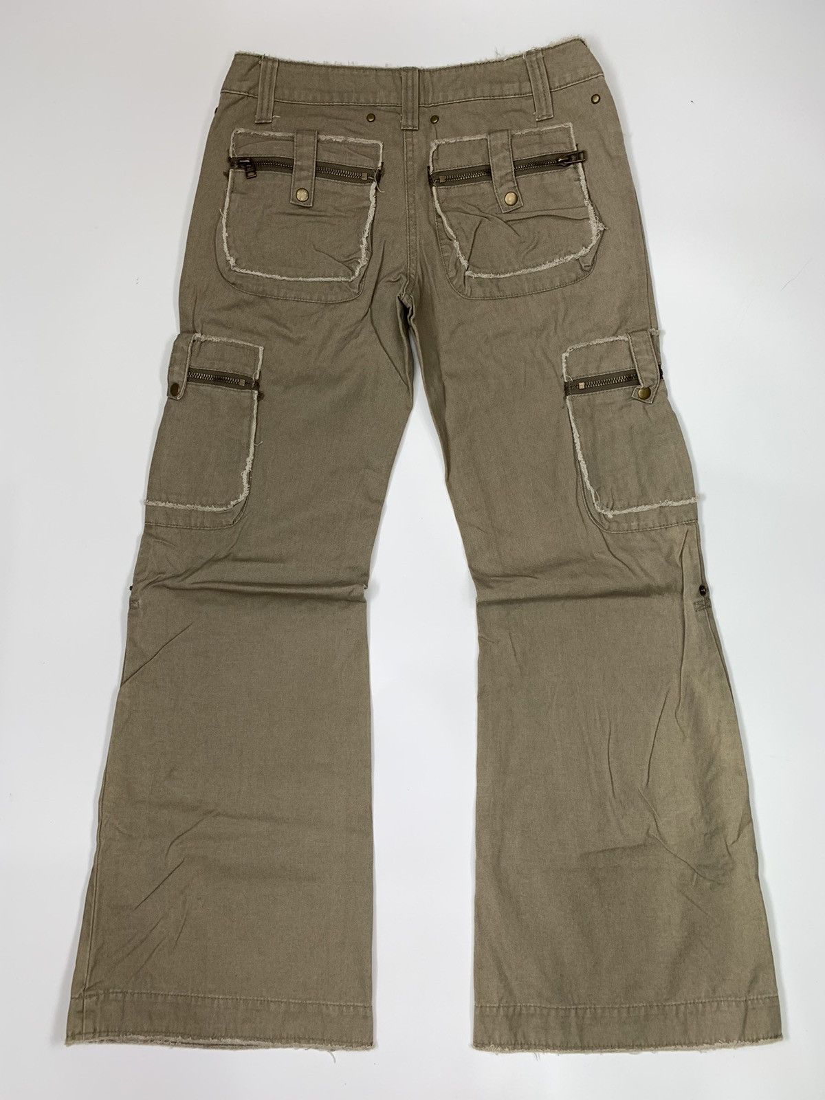 Designer × Japanese Brand Ingni inside out stitching bootcut Multipocket Cargo Trouser Size US 28 / EU 44 - 7 Thumbnail