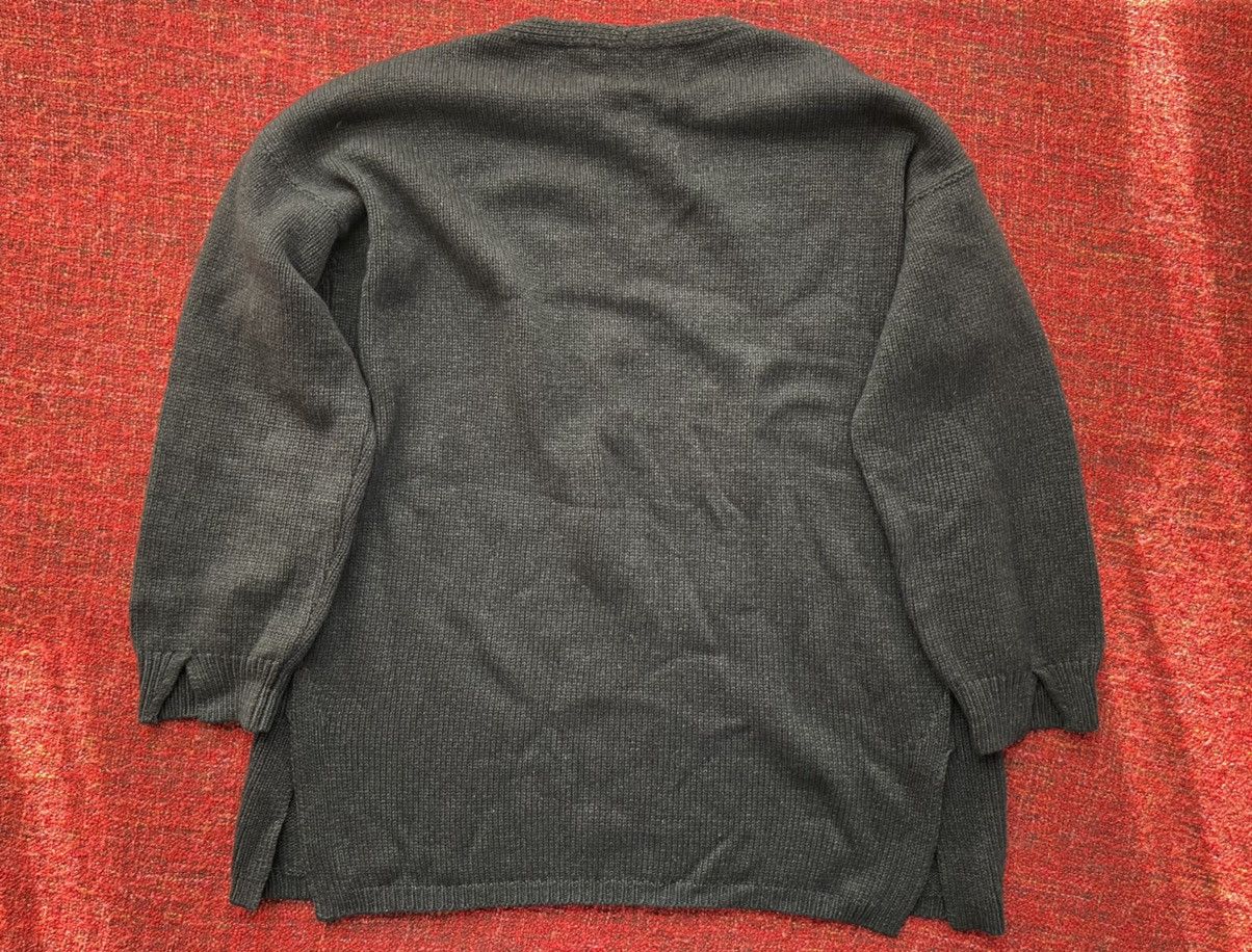 Brunello Cucinelli × Designer × Vintage Brunello Cucinelli 80s vintage graphite wool sweater Size US L / EU 52-54 / 3 - 4 Thumbnail