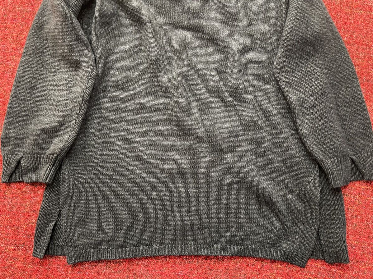 Brunello Cucinelli × Designer × Vintage Brunello Cucinelli 80s vintage graphite wool sweater Size US L / EU 52-54 / 3 - 5 Thumbnail