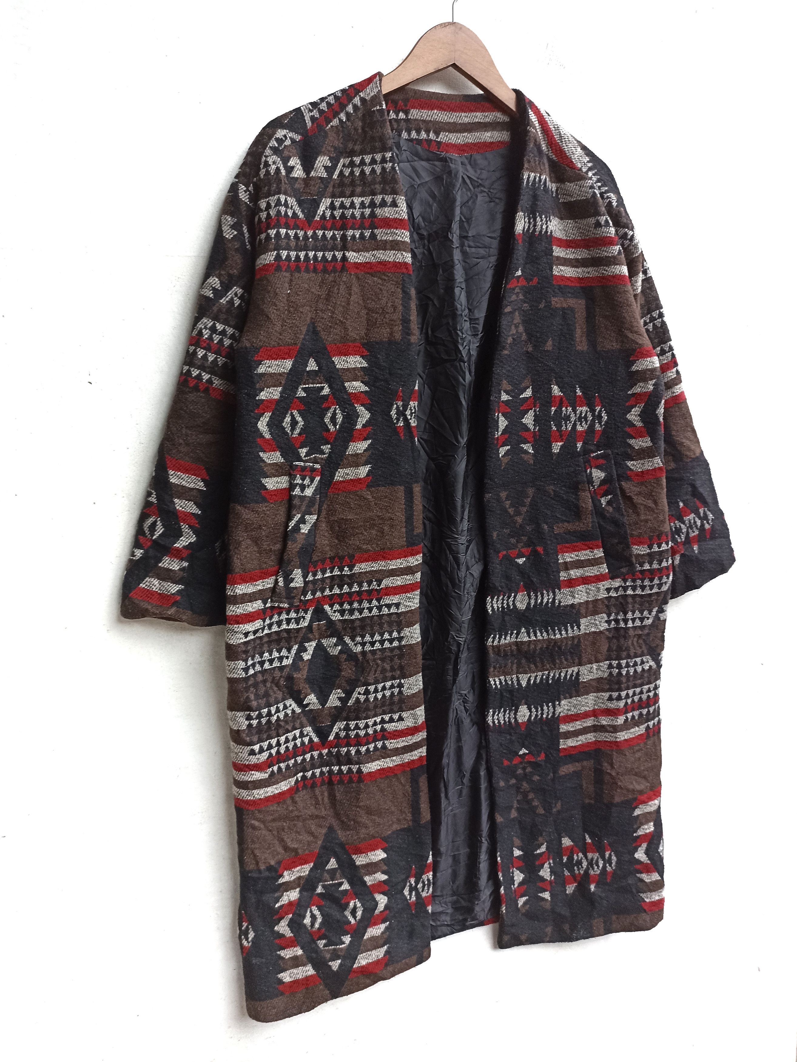 Native Navajo Cardigan jacket Native Art design parkas Size US M / EU 48-50 / 2 - 2 Thumbnail