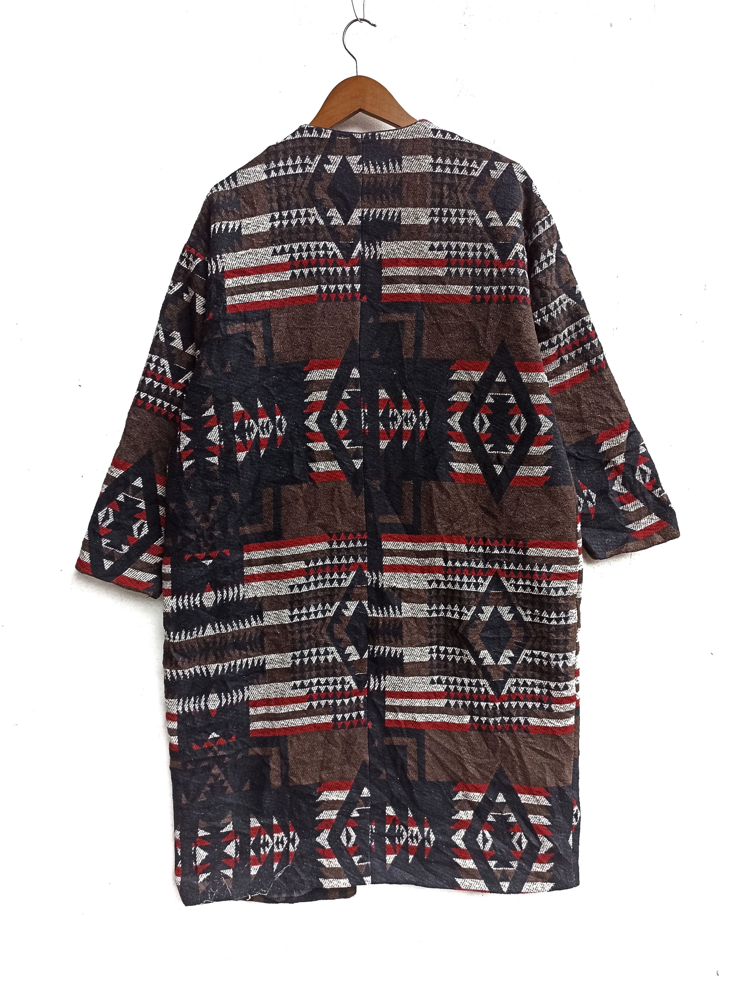 Native Navajo Cardigan jacket Native Art design parkas Size US M / EU 48-50 / 2 - 1 Thumbnail