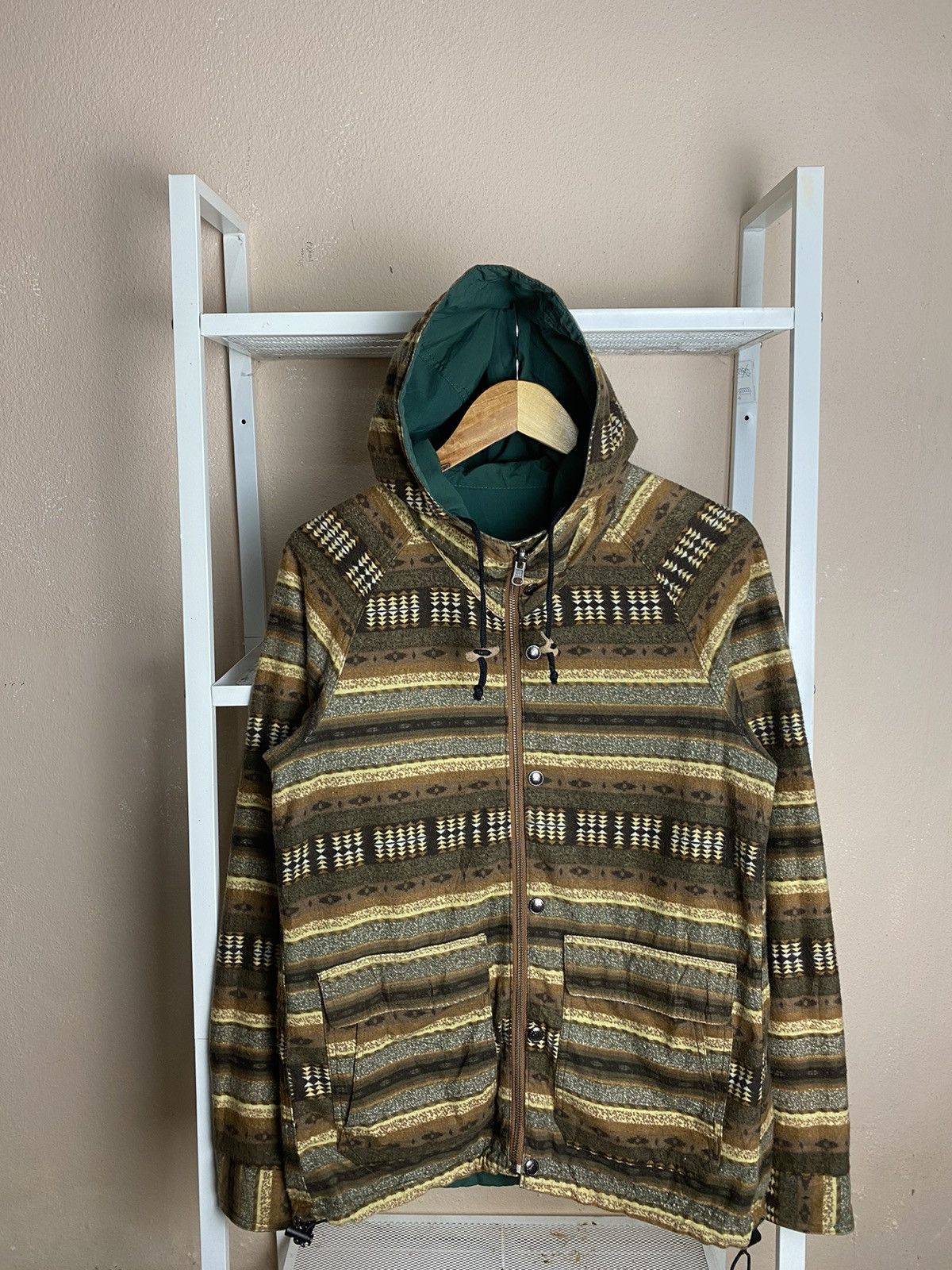 Japanese Brand GRN Windbreaker Sweater Reversible