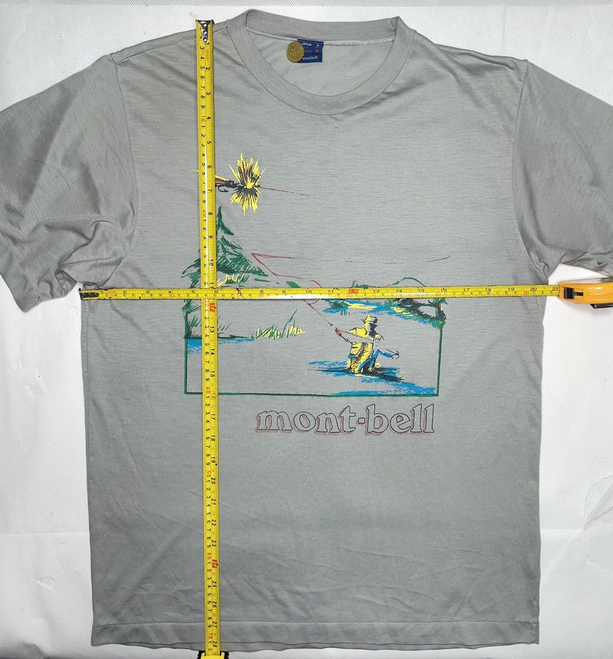 Japanese Brand × Montbell × Vintage Vintage japan Mont bell outdoor shirt single stitch 90s fish Size US M / EU 48-50 / 2 - 4 Thumbnail