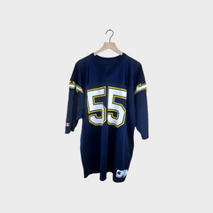 Rare vintage majestic San Diego Chargers Junior Seau baseball jersey XL NWOT