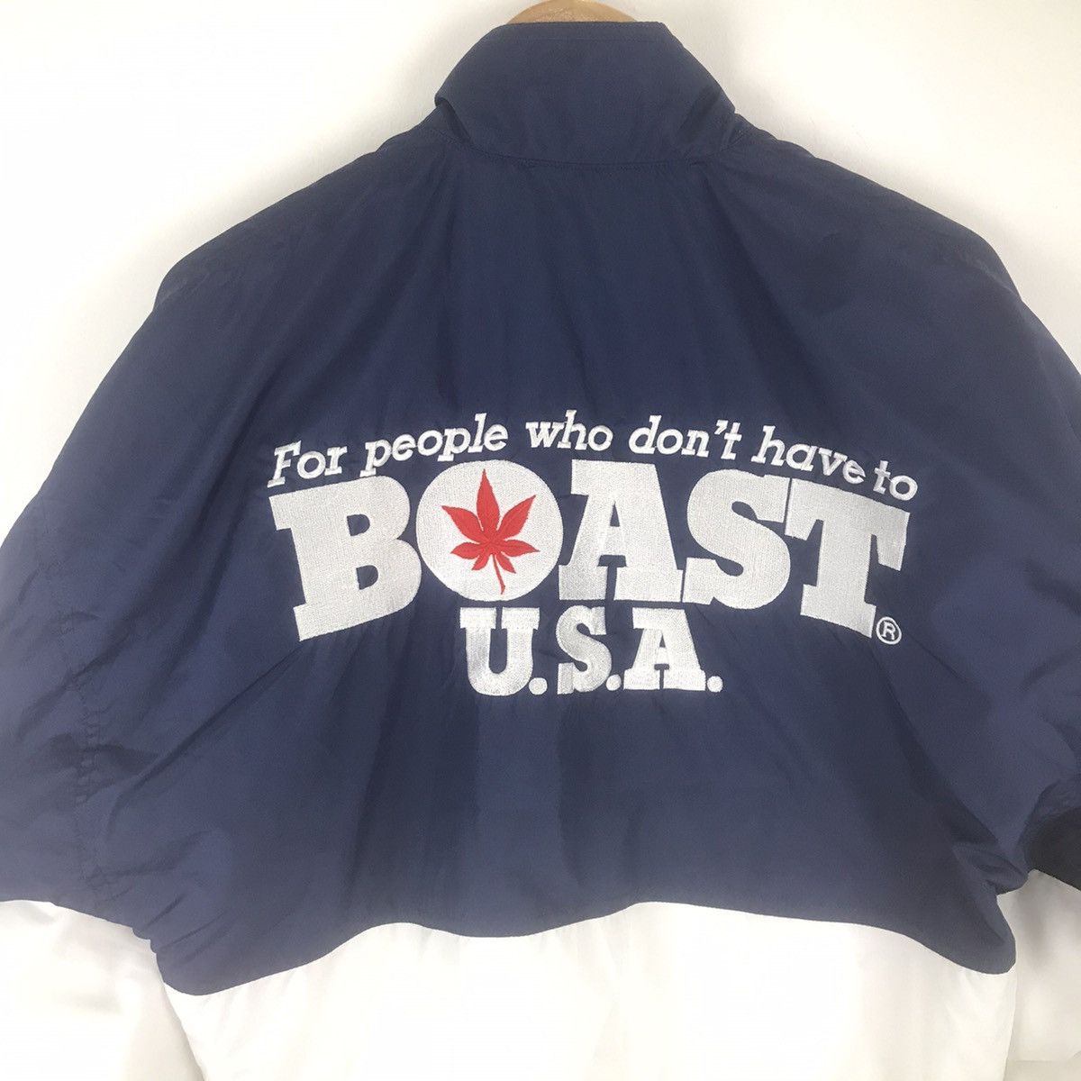 Boast Boast Zipper Big Logo XSmall Size Blue/White Colour Sweater Size US XS / EU 42 / 0 - 2 Thumbnail