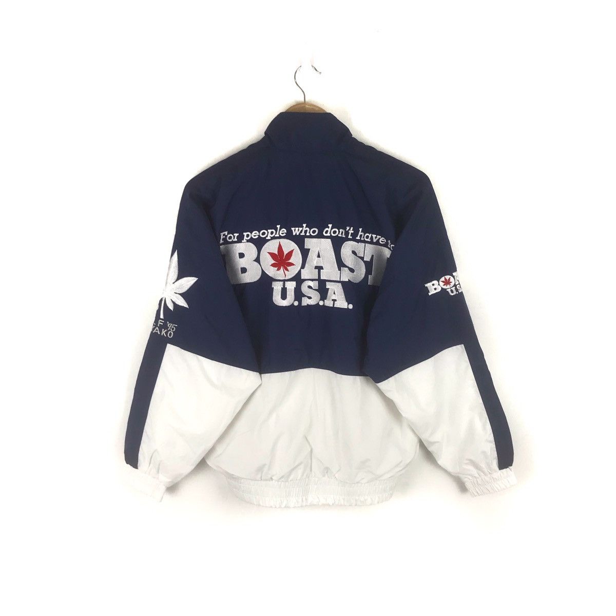 Boast Boast Zipper Big Logo XSmall Size Blue/White Colour Sweater Size US XS / EU 42 / 0 - 1 Thumbnail