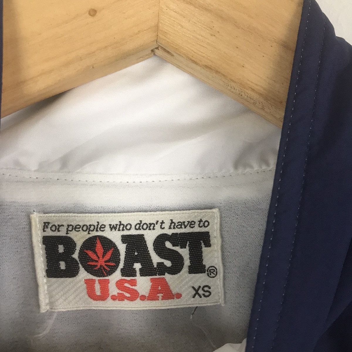 Boast Boast Zipper Big Logo XSmall Size Blue/White Colour Sweater Size US XS / EU 42 / 0 - 7 Thumbnail