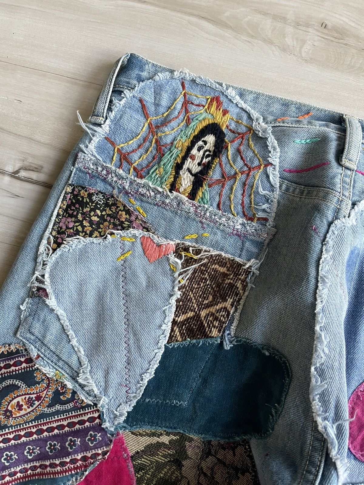 Kapital Insane Patchwork Hippie Jeans - Main Image