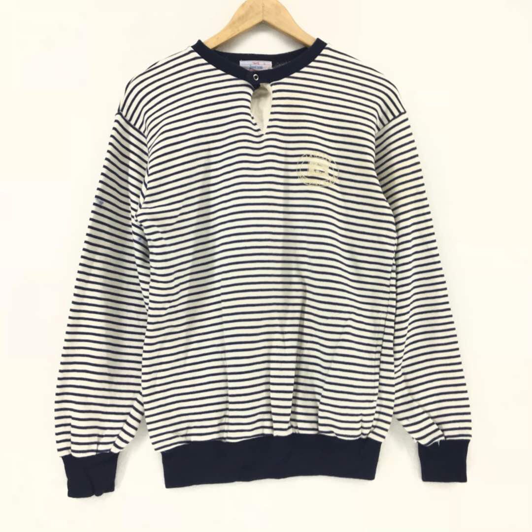 Jantzen × Vintage Vintage Jantzen Stripes Large Size Sweatshirt Size US L / EU 52-54 / 3 - 1 Thumbnail