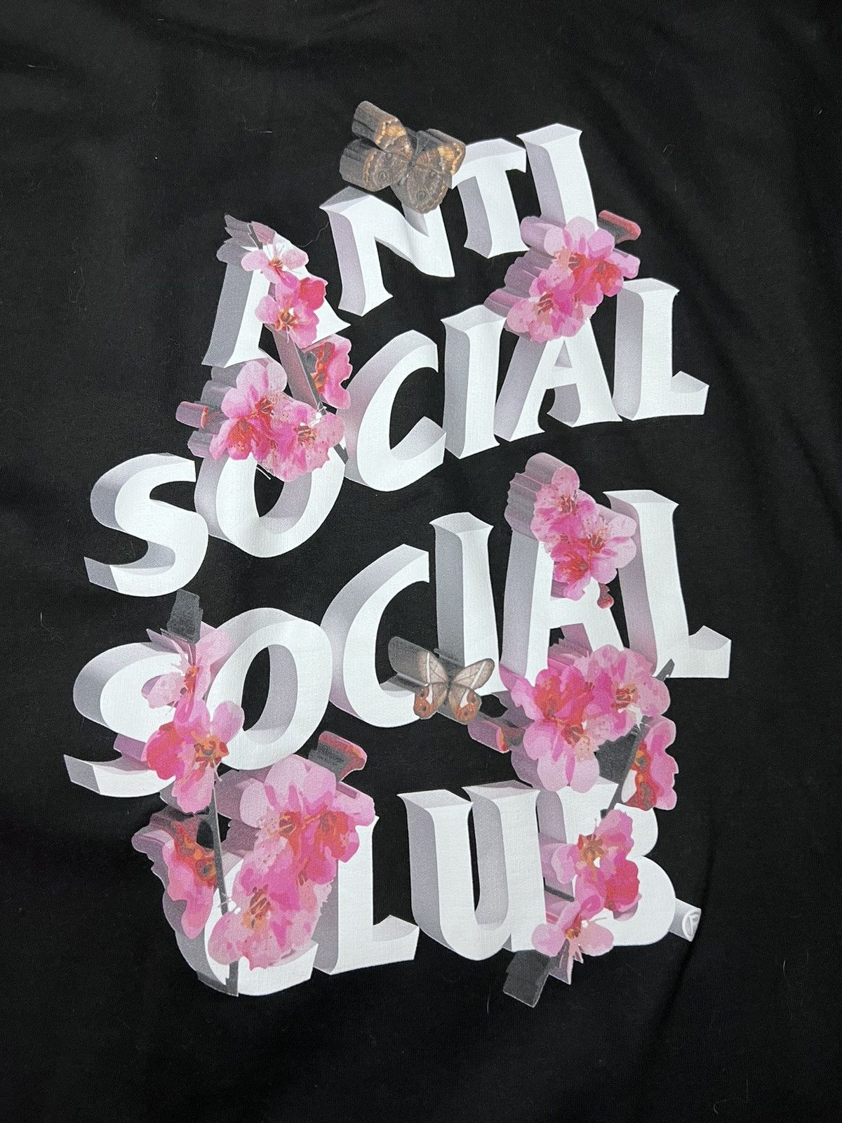 ★ ANTI SOCIAL SOCIAL CLUB★ Floral USA Made Hoodie TI25A07 Anti Social Social Club Floral Hoodie Size L Black | eBay