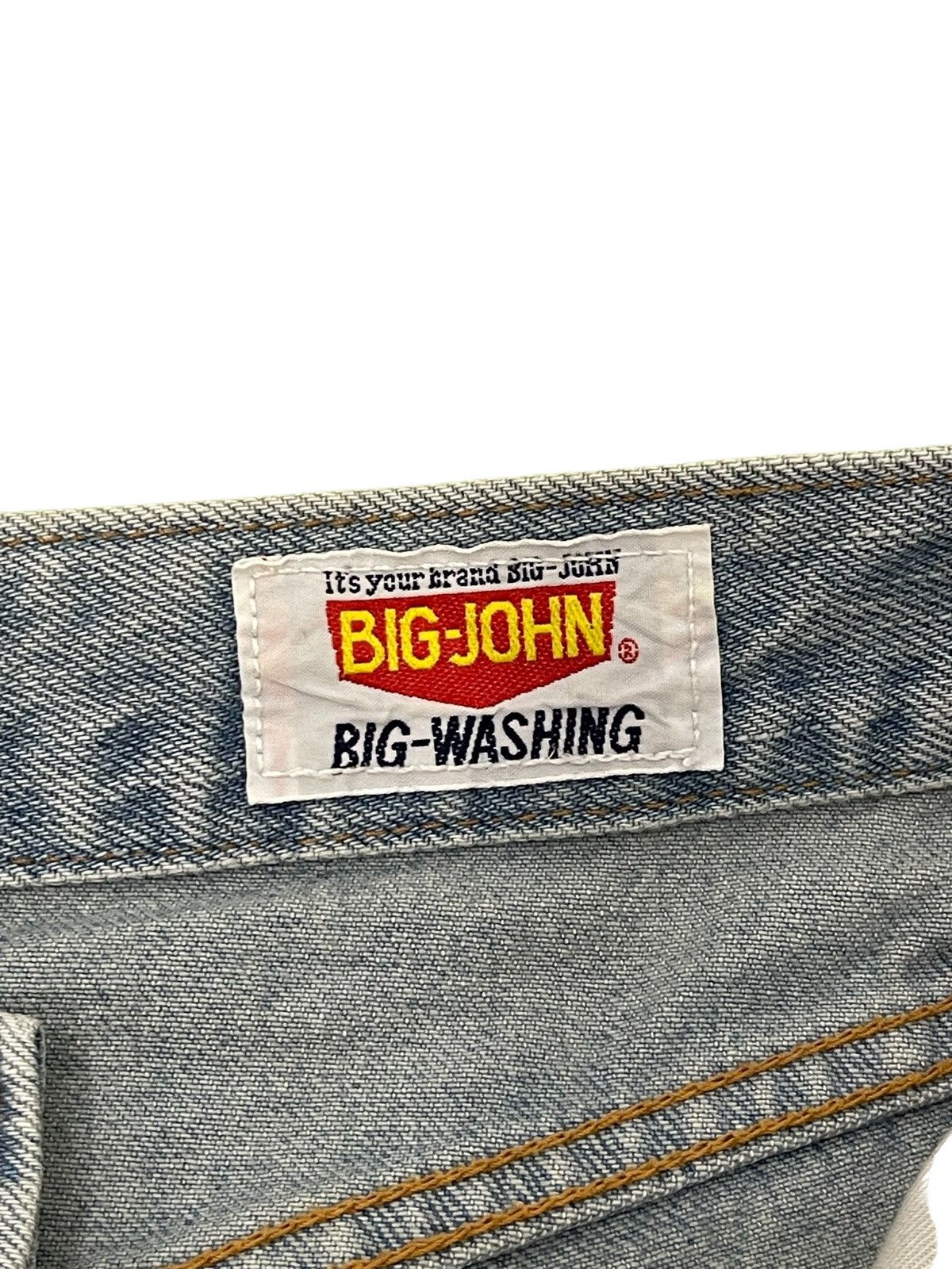 Japanese Brand Flare Jeans 90s Big John Japan Denim Bell Bottom 3🟦6 Size US 28 / EU 44 - 11 Thumbnail