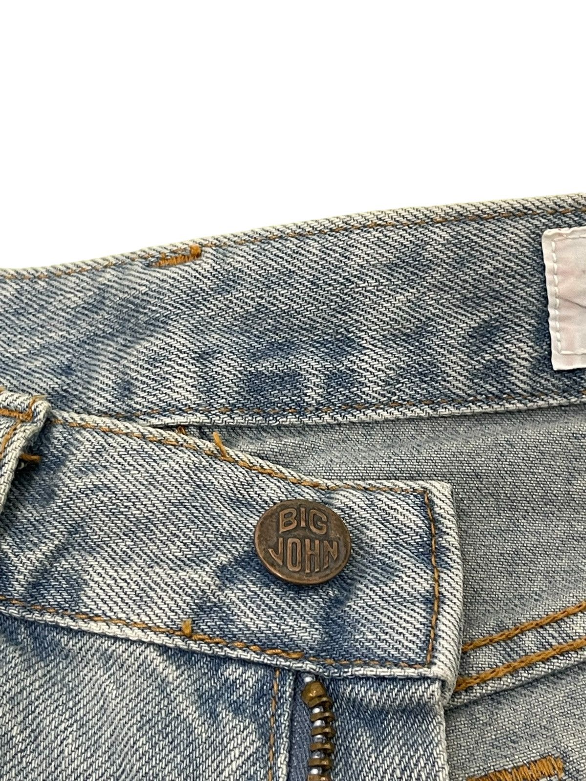 Japanese Brand Flare Jeans 90s Big John Japan Denim Bell Bottom 3🟦6 Size US 28 / EU 44 - 10 Thumbnail