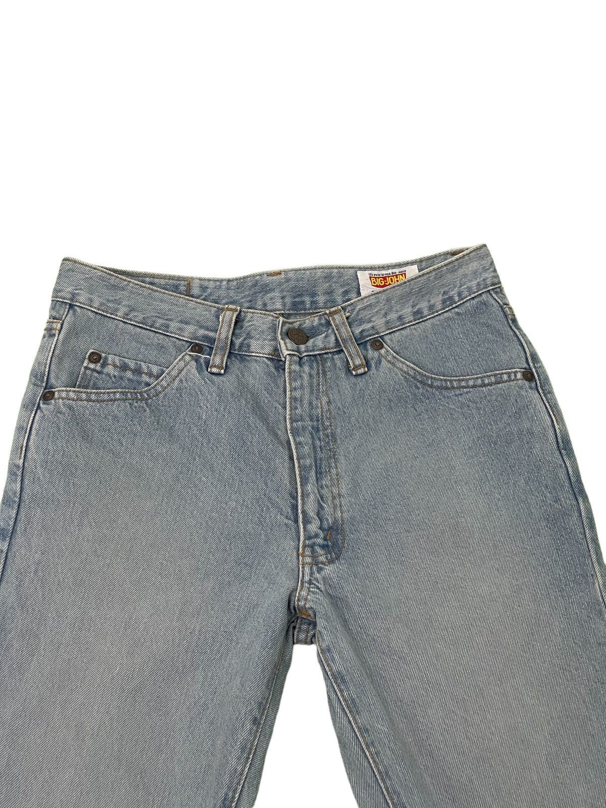 Japanese Brand Flare Jeans 90s Big John Japan Denim Bell Bottom 3🟦6 Size US 28 / EU 44 - 8 Thumbnail