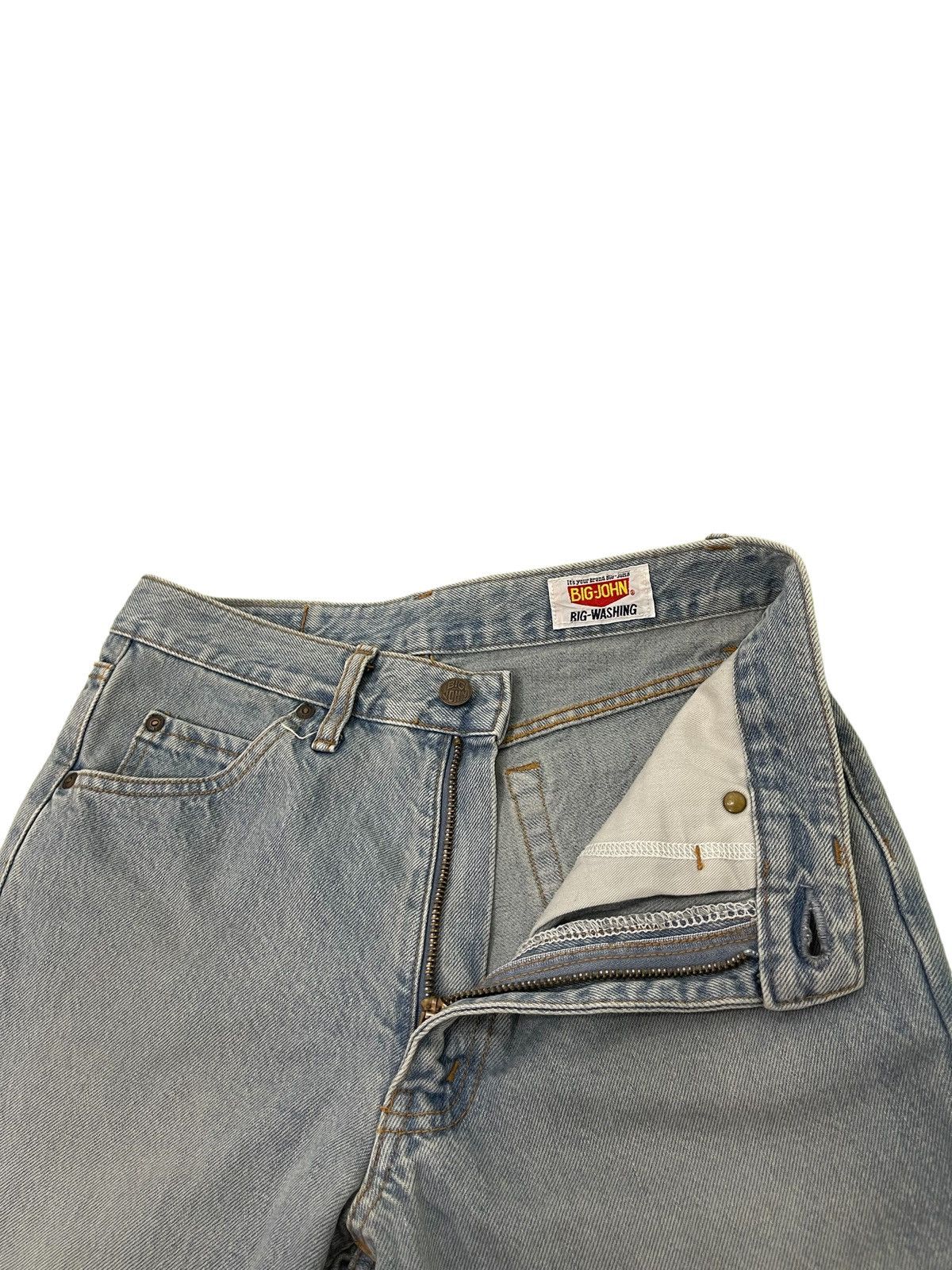 Japanese Brand Flare Jeans 90s Big John Japan Denim Bell Bottom 3🟦6 Size US 28 / EU 44 - 9 Thumbnail