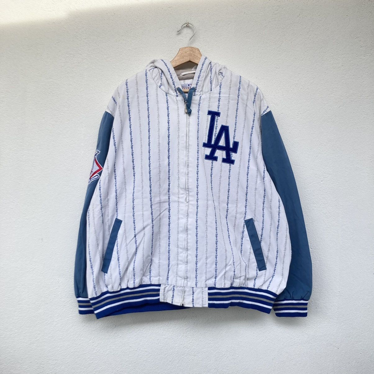 MLB × Vintage Vintage La dodgers bomber jacket Size US XXL / EU 58 / 5 - 2 Thumbnail