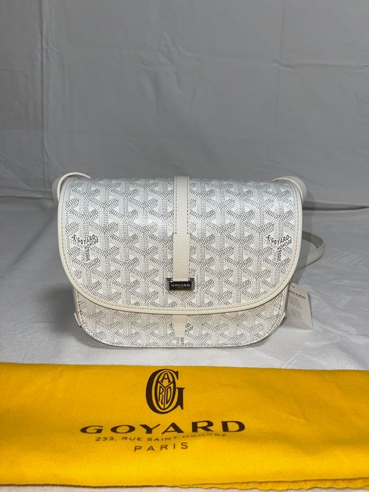 Goyard Belvedere Pm Shoulder Bag White