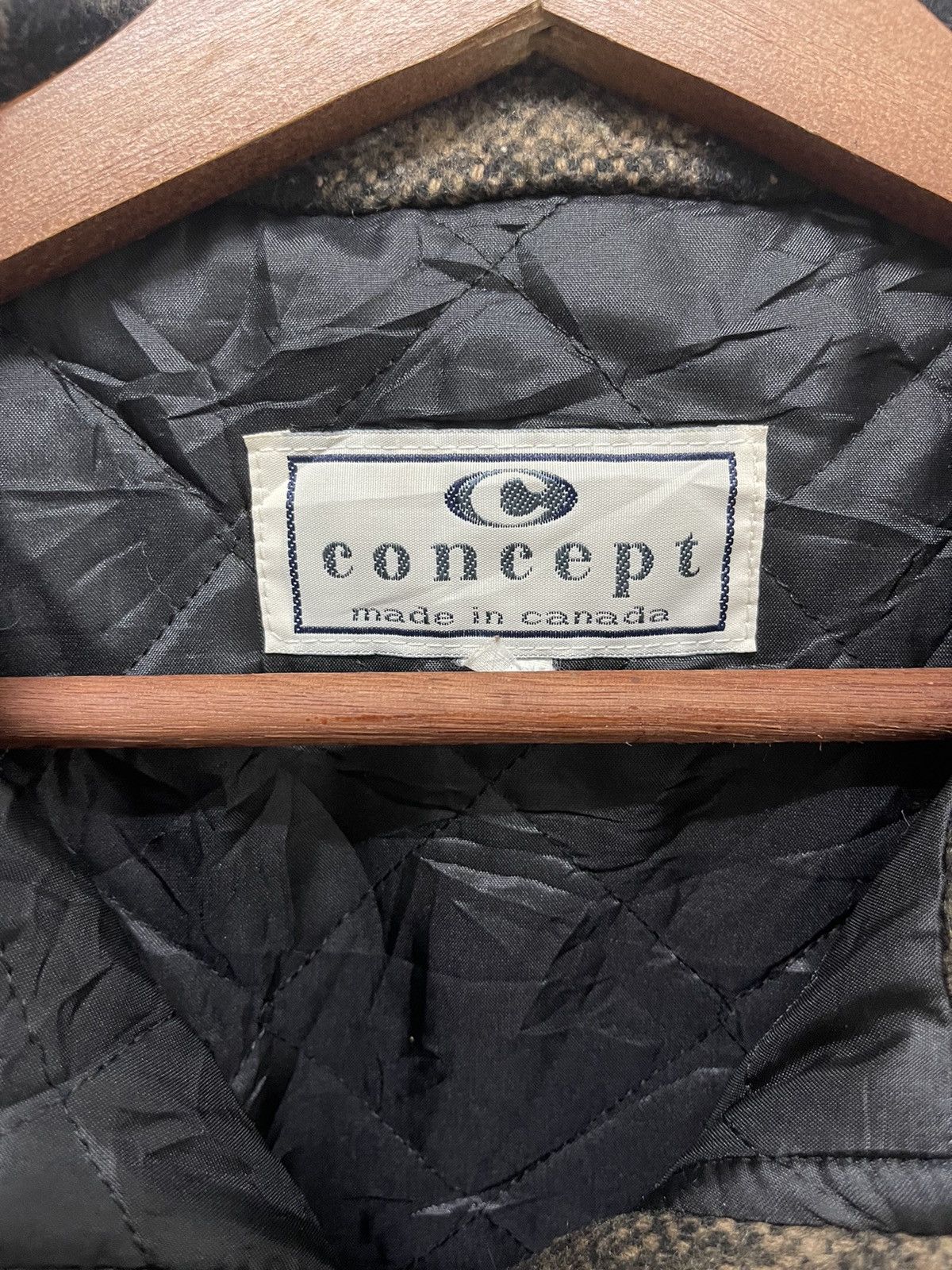 Concepts d'Odeur Vintage CONCEPT Made in Canada Wool Jacket Size US L / EU 52-54 / 3 - 6 Thumbnail