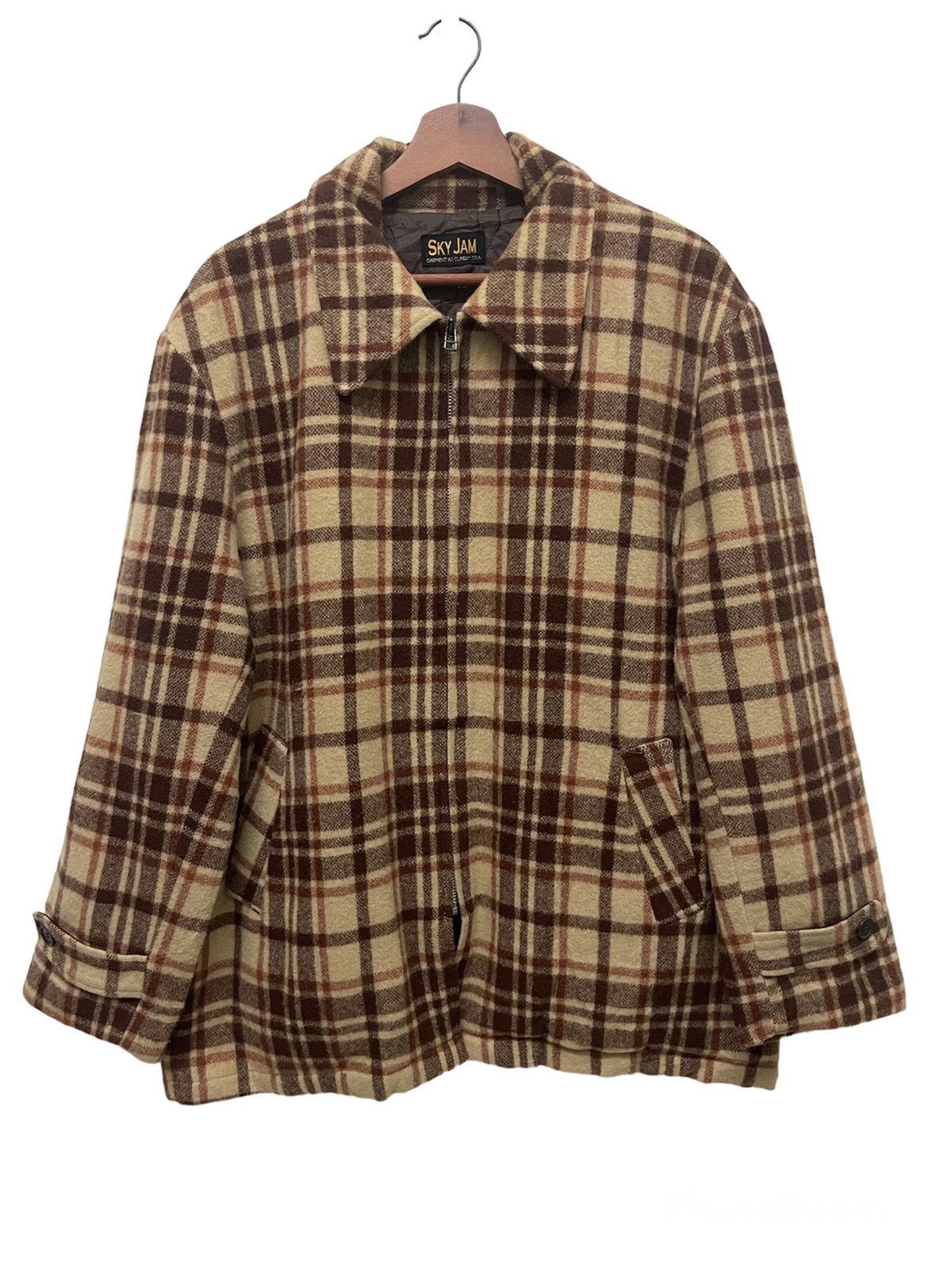 Vintage SKYJAM Tartan Wool Jacket Winter