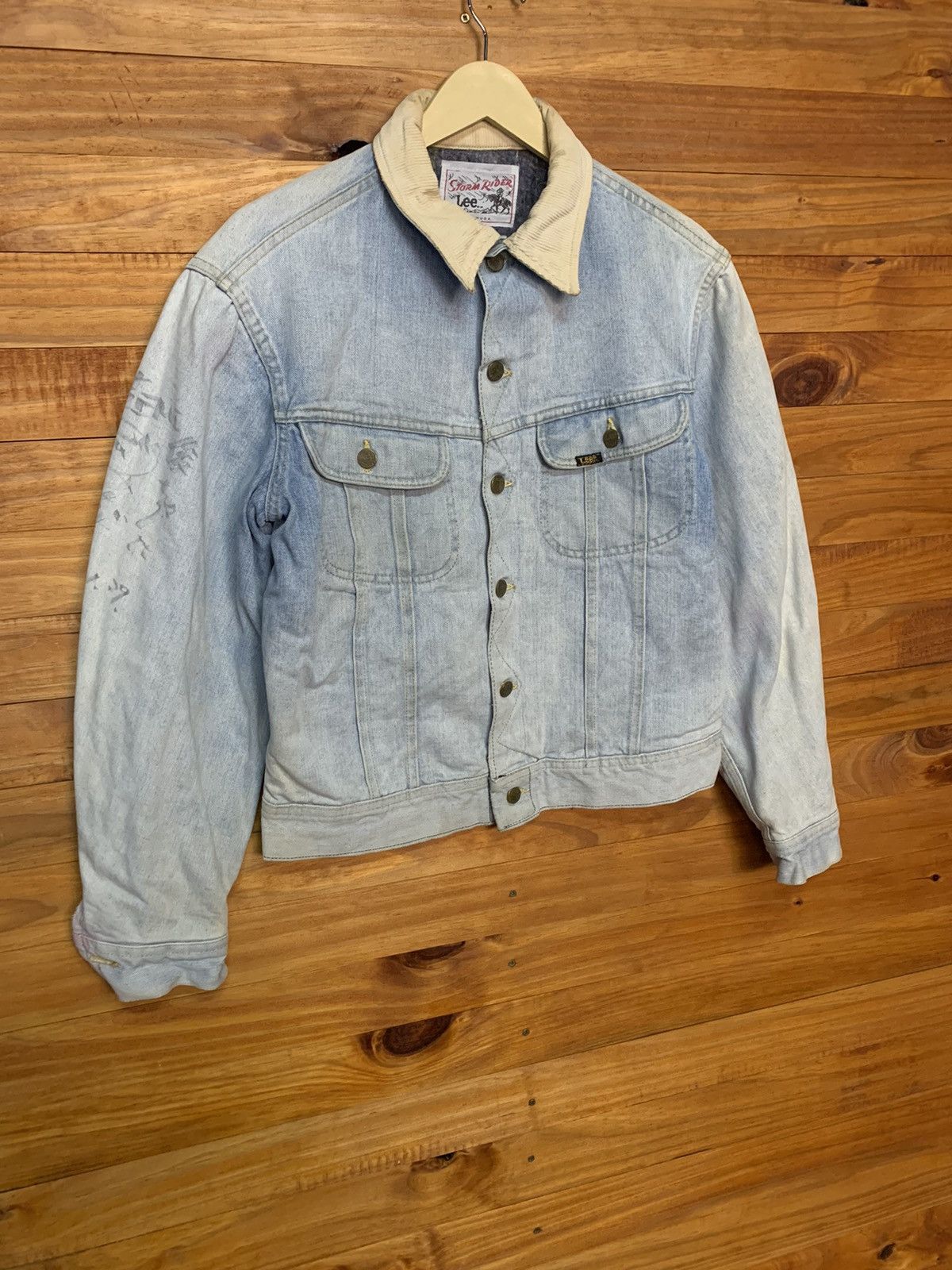 Lee vintage 80s Trucker Blanket Lining Jacket Size US S / EU 44-46 / 1 - 3 Thumbnail