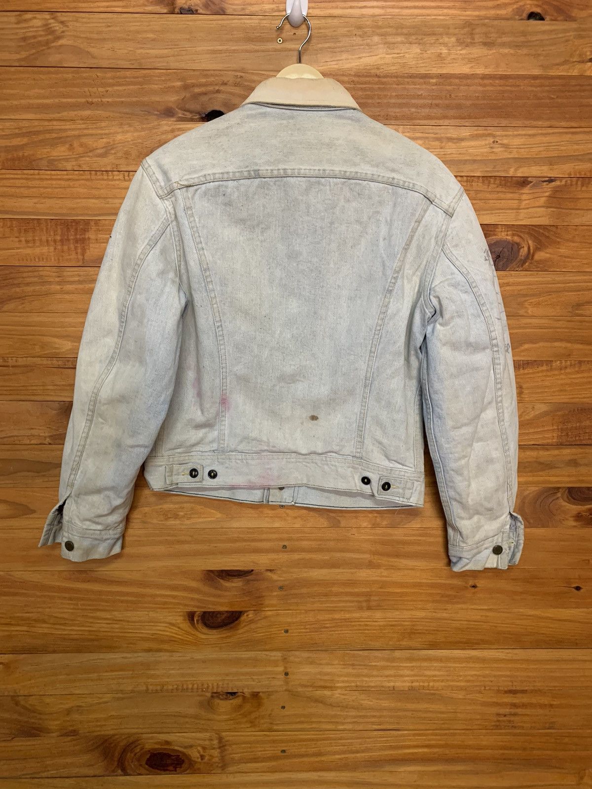 Lee vintage 80s Trucker Blanket Lining Jacket Size US S / EU 44-46 / 1 - 5 Thumbnail