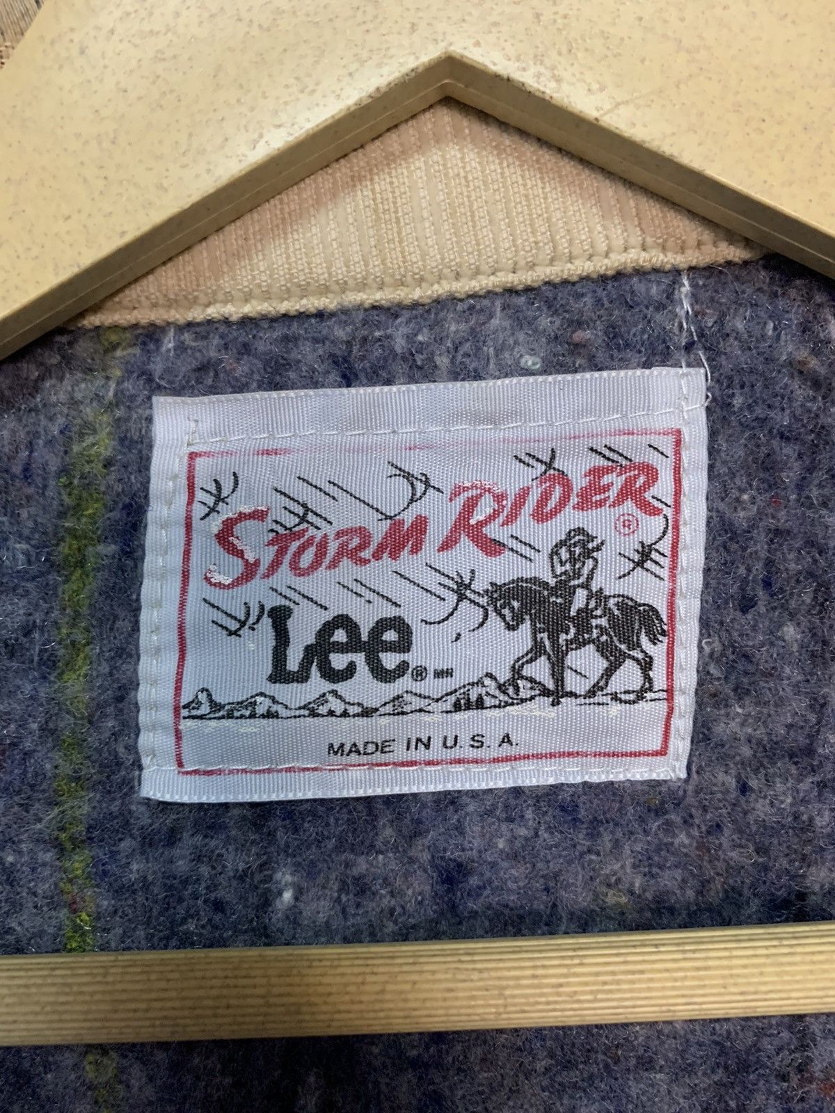 Lee vintage 80s Trucker Blanket Lining Jacket Size US S / EU 44-46 / 1 - 7 Thumbnail