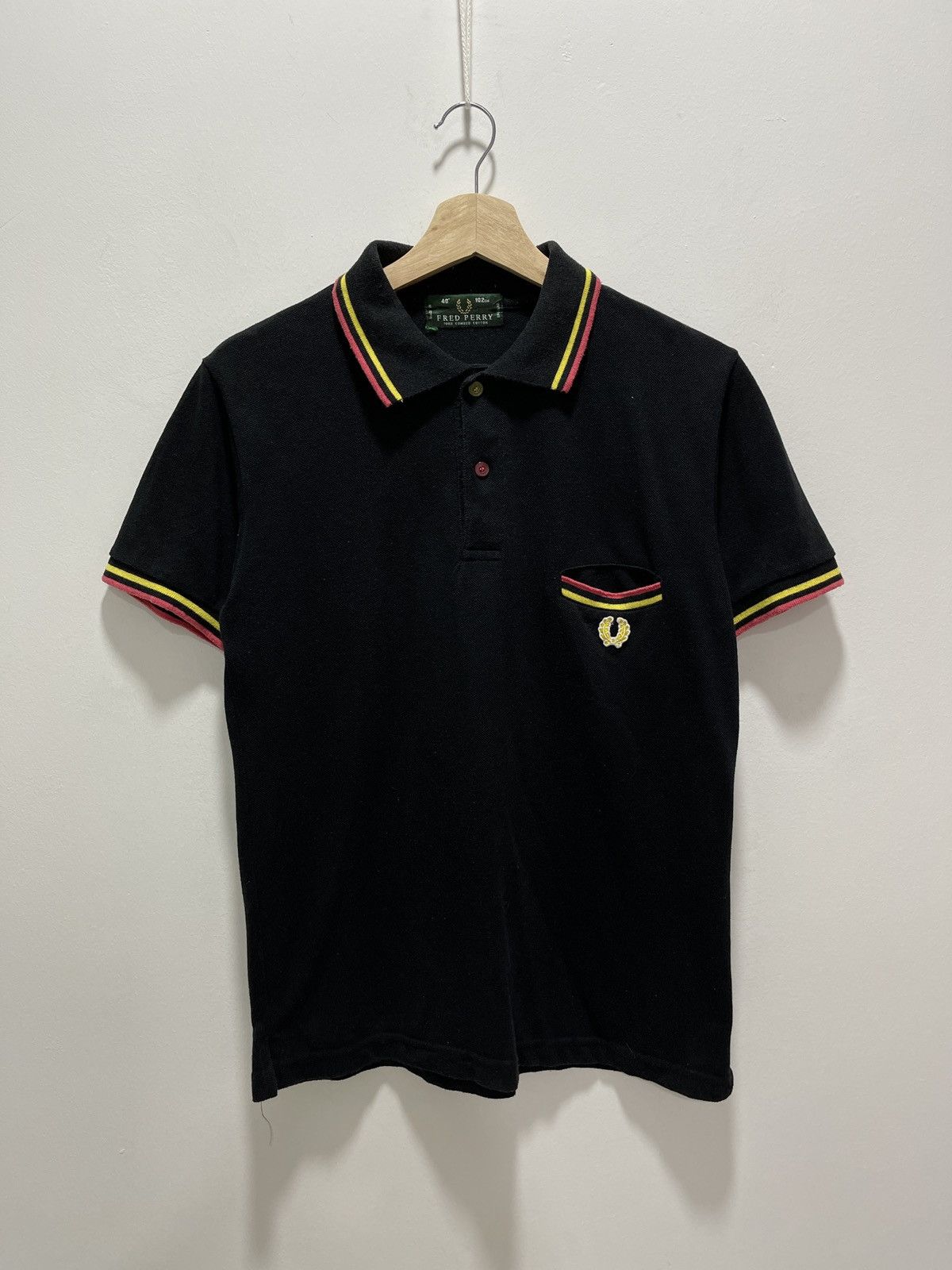 Fred Perry × Seditionaries FRED PERRY HALF BUTTON SINGLE POCKET TEE Size US S / EU 44-46 / 1 - 1 Thumbnail