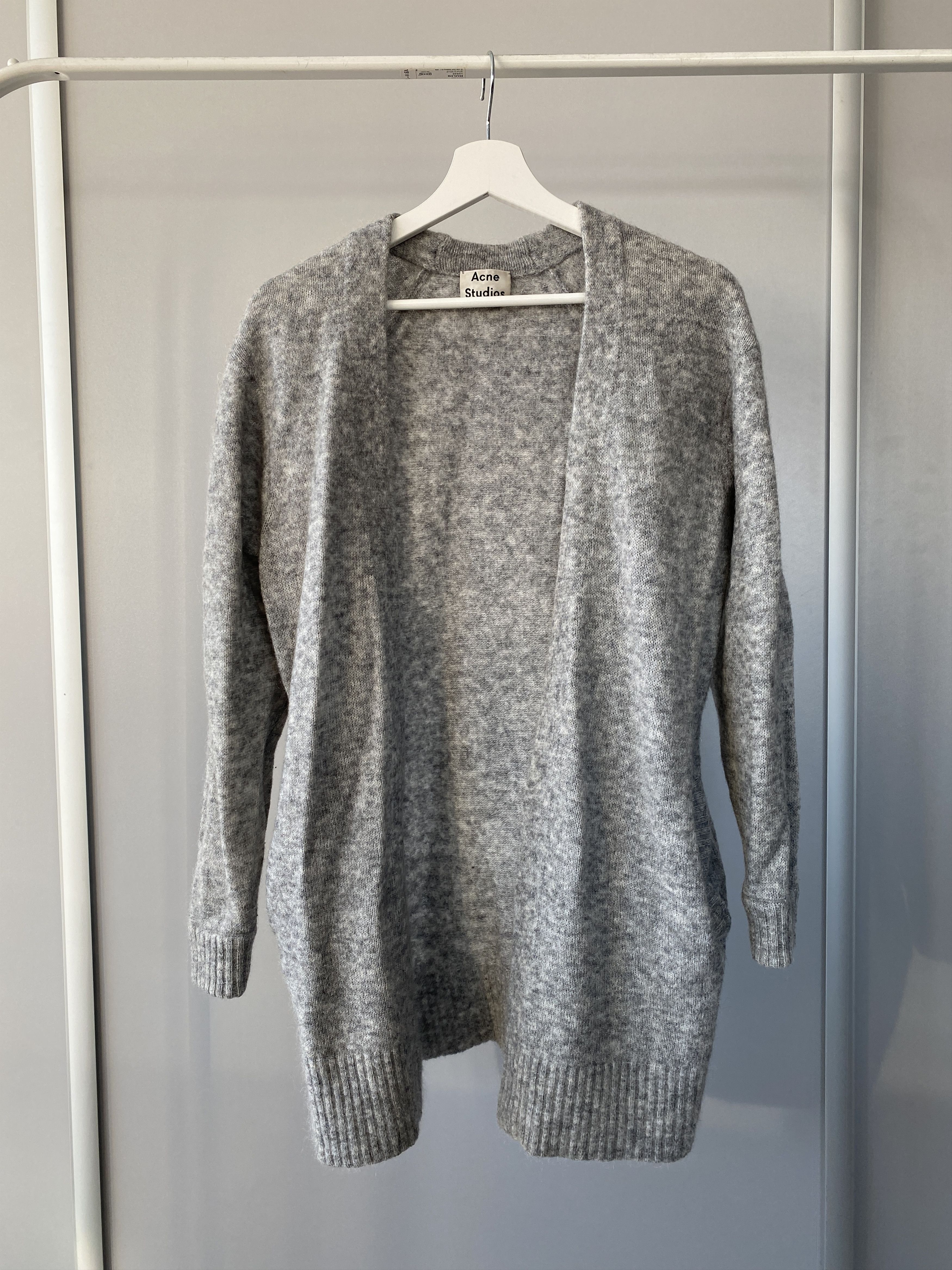 Grey raya sh mohair cardigan Acne Studios