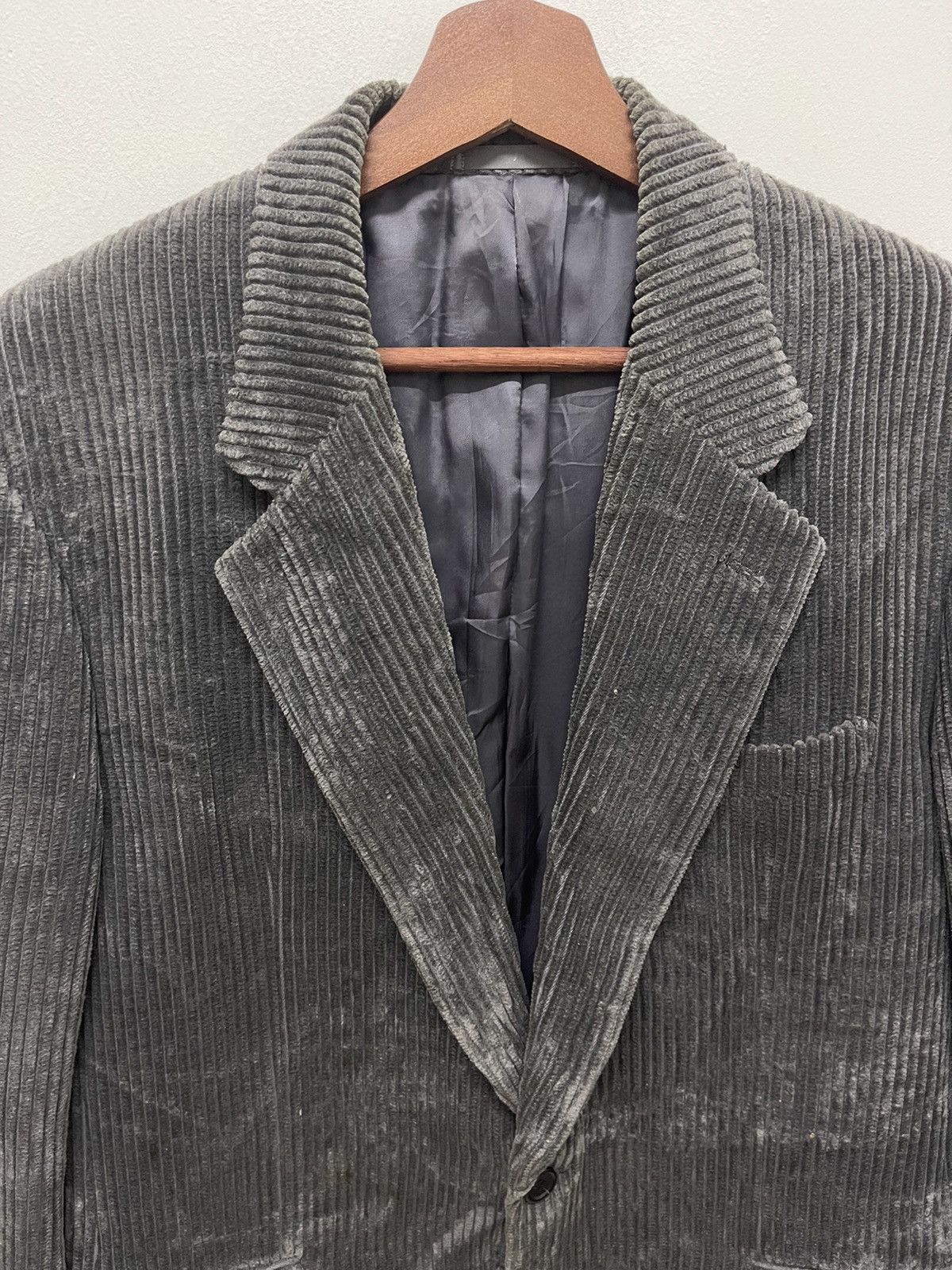Issey Miyake Vintage ISSEY MIYAKE Corduroy Casual Jacket Size US M / EU 48-50 / 2 - 2 Thumbnail