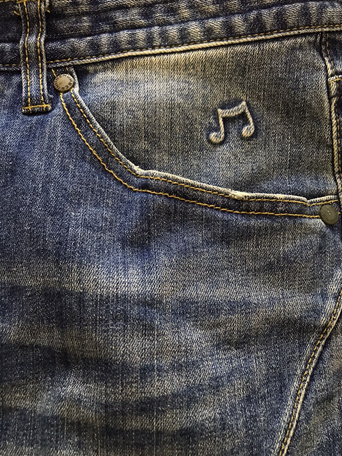 Number (N)ine × Takahiromiyashita The Soloist. Number (N)ine Denim Distressed Grunge Jeans Size US 34 / EU 50 - 9 Thumbnail