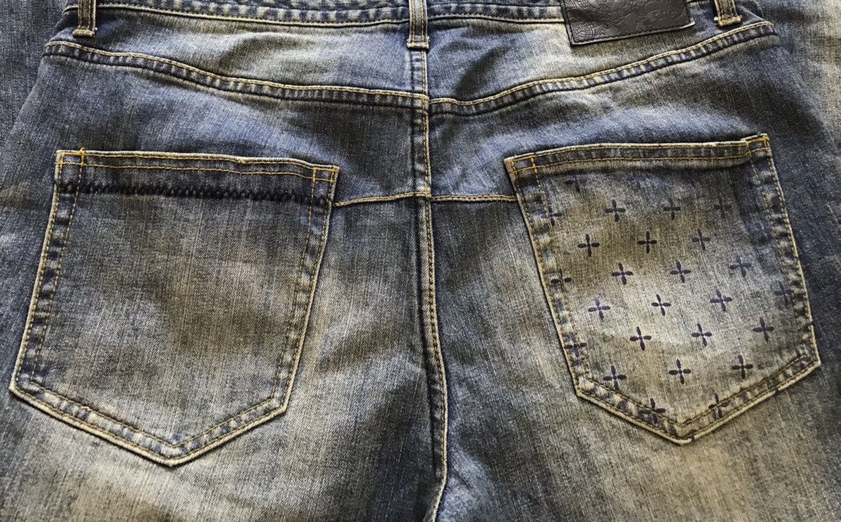 Number (N)ine × Takahiromiyashita The Soloist. Number (N)ine Denim Distressed Grunge Jeans Size US 34 / EU 50 - 19 Thumbnail