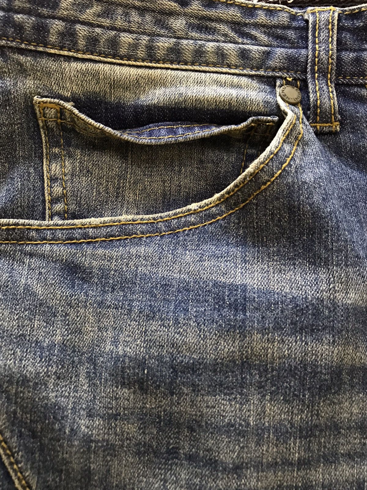 Number (N)ine × Takahiromiyashita The Soloist. Number (N)ine Denim Distressed Grunge Jeans Size US 34 / EU 50 - 10 Thumbnail