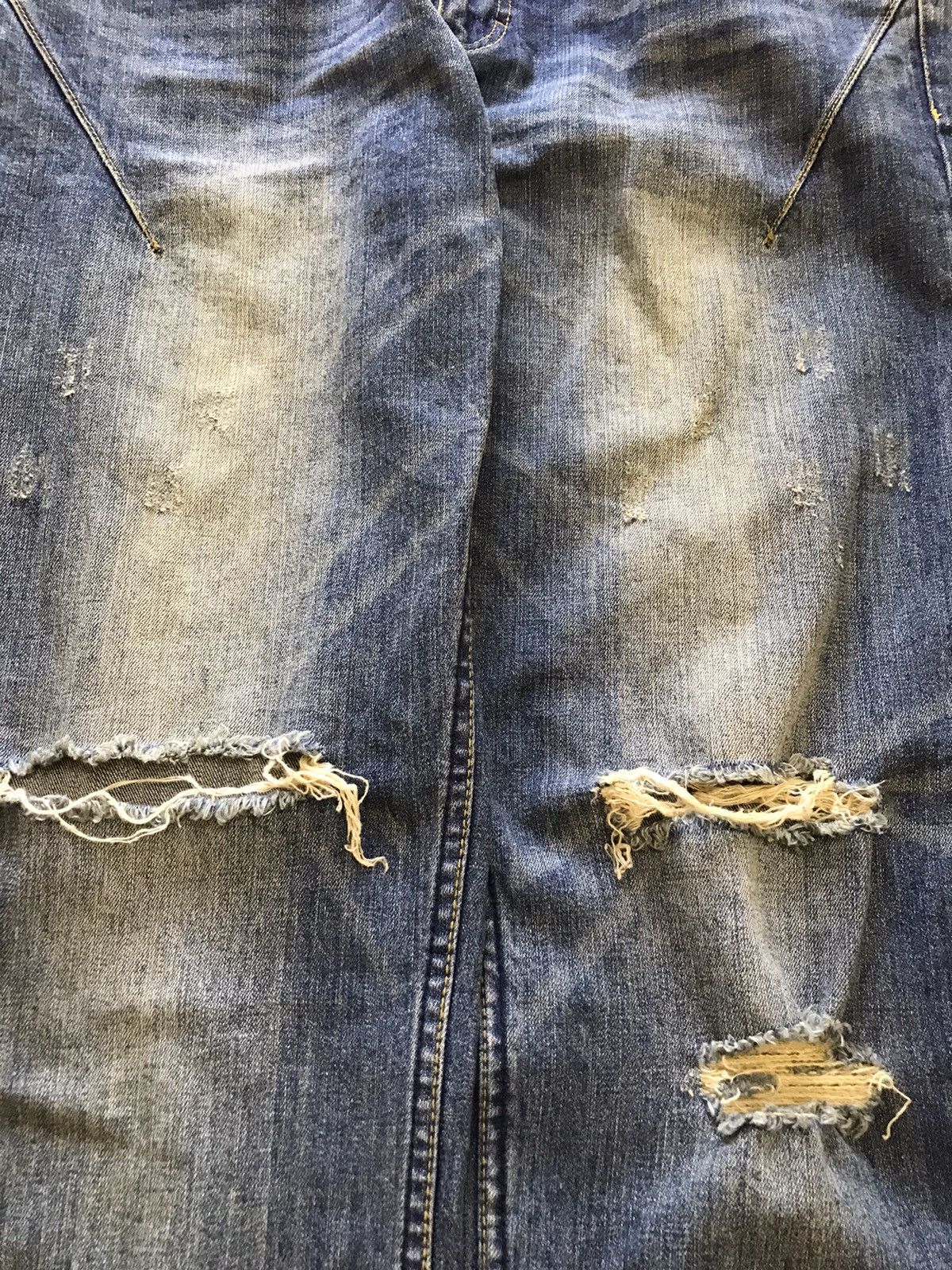 Number (N)ine × Takahiromiyashita The Soloist. Number (N)ine Denim Distressed Grunge Jeans Size US 34 / EU 50 - 11 Thumbnail