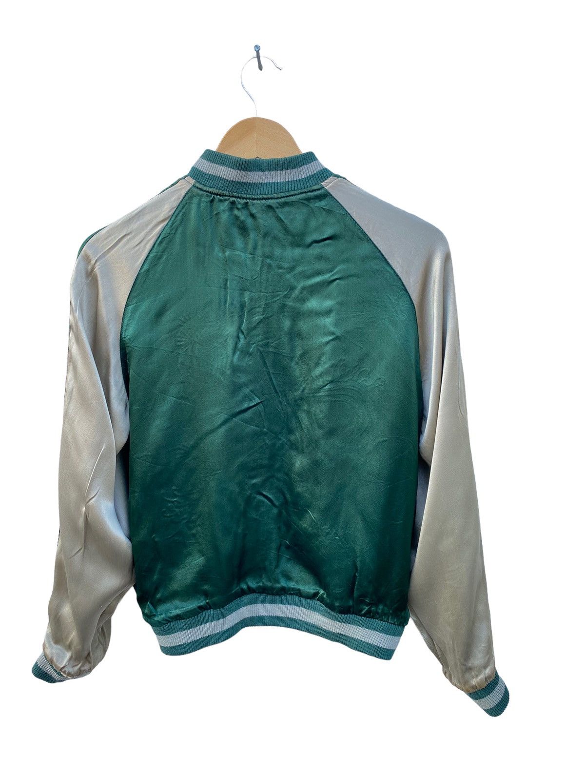 Vintage Vintage Sukajan embroidery koi fish riverside satin jacket Size US S / EU 44-46 / 1 - 8 Thumbnail